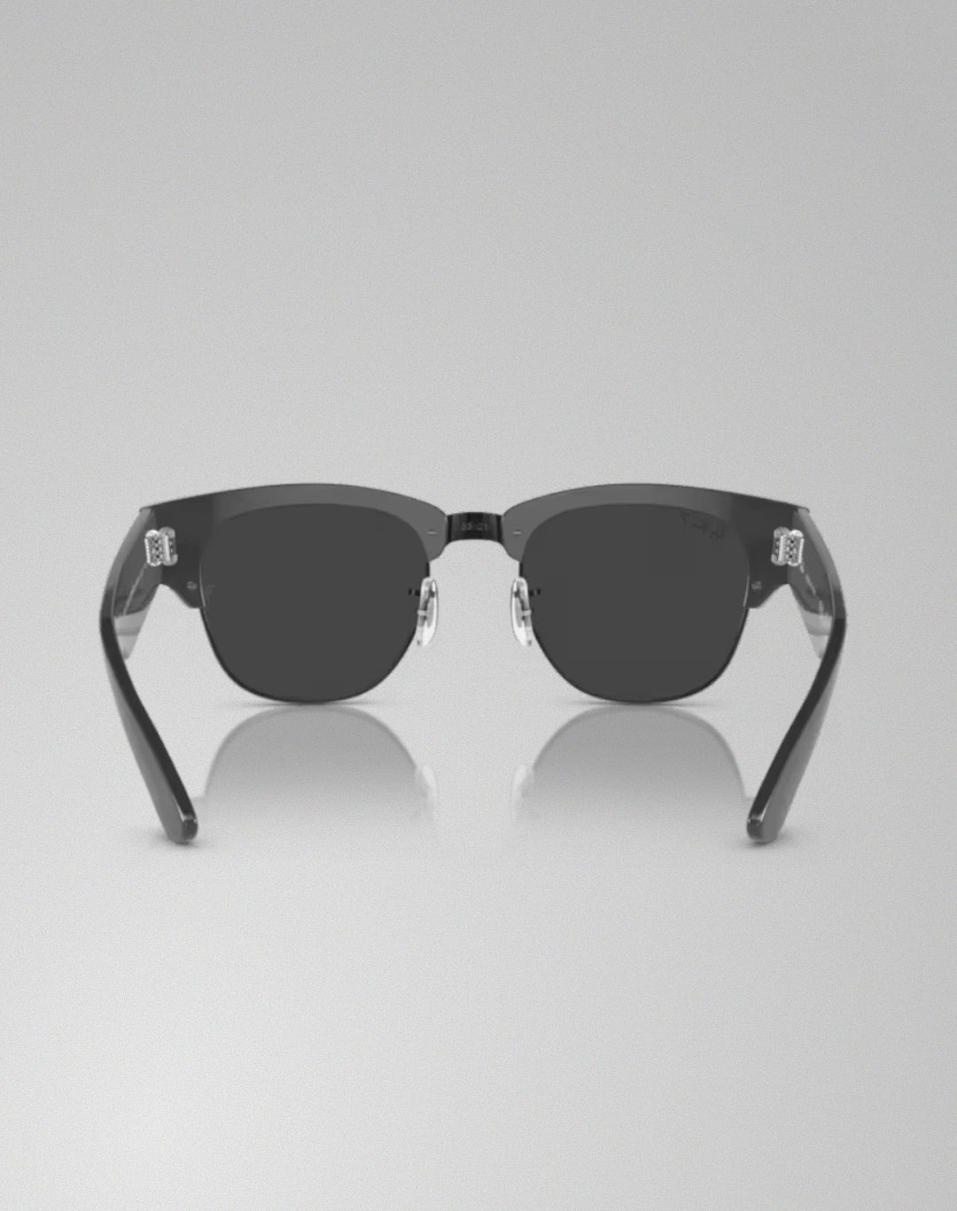 Ray-Ban 0RB0316S-136748 – Lunettes de soleil carré gris sur noir