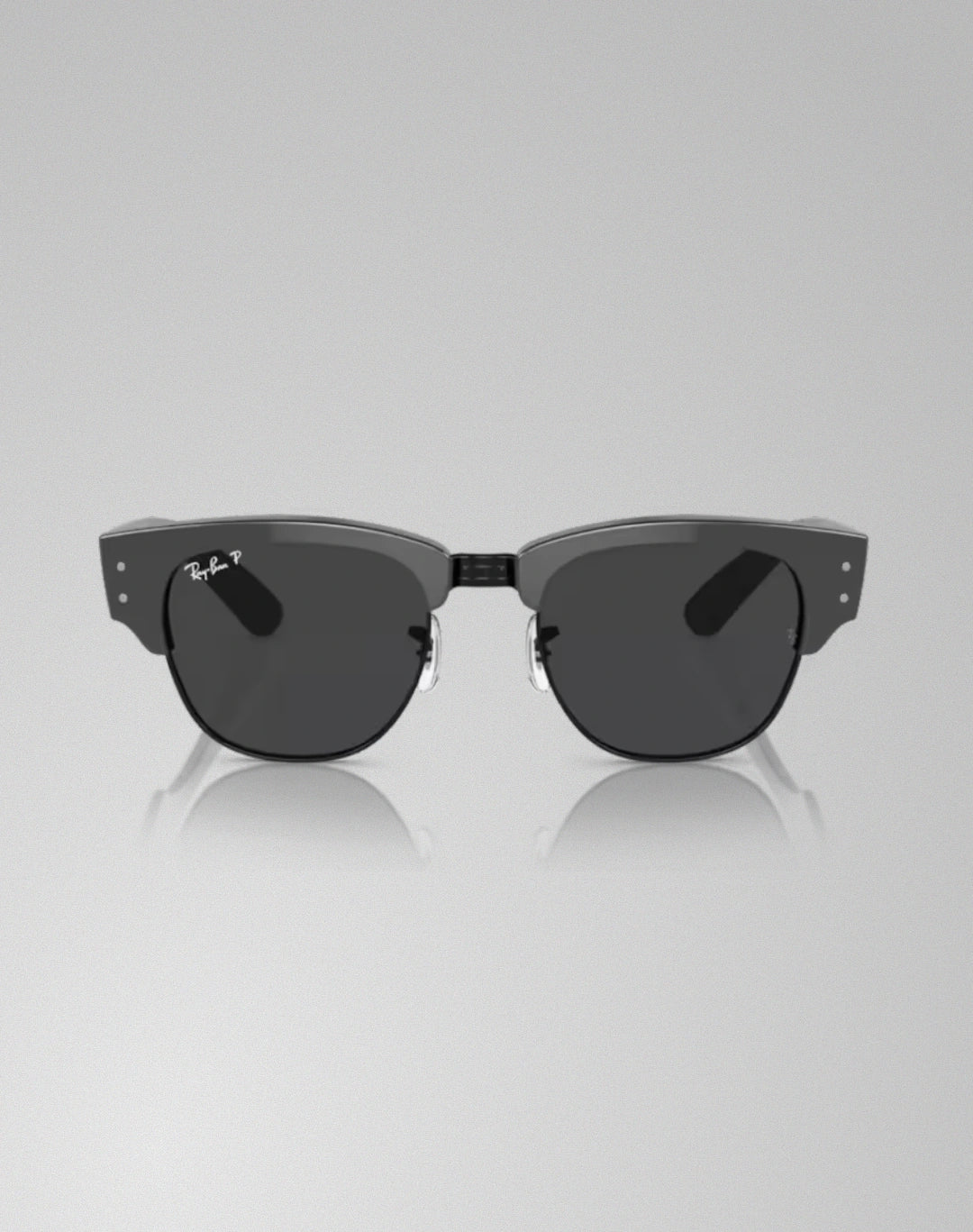 Ray-Ban 0RB0316S-136748 – Lunettes de soleil carré gris sur noir