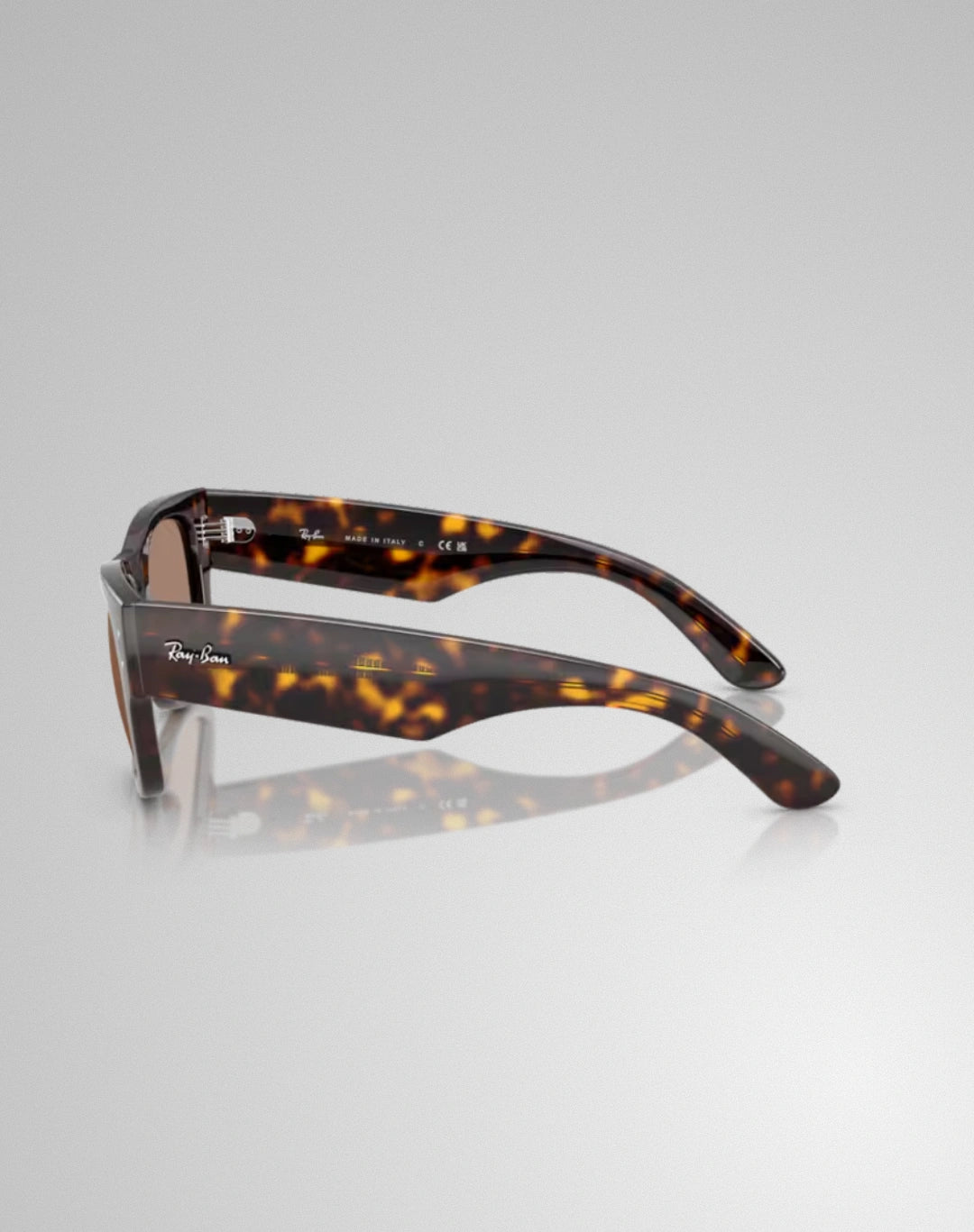 Ray-Ban 0RB0840S 9021A – Lunettes de soleil carré havana