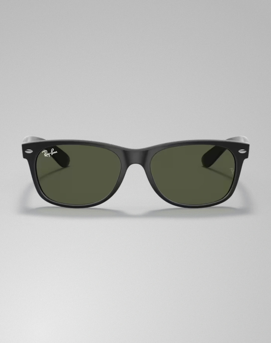 Ray-Ban 0RB2132-622 – Lunettes de soleil carré caoutchouc noir