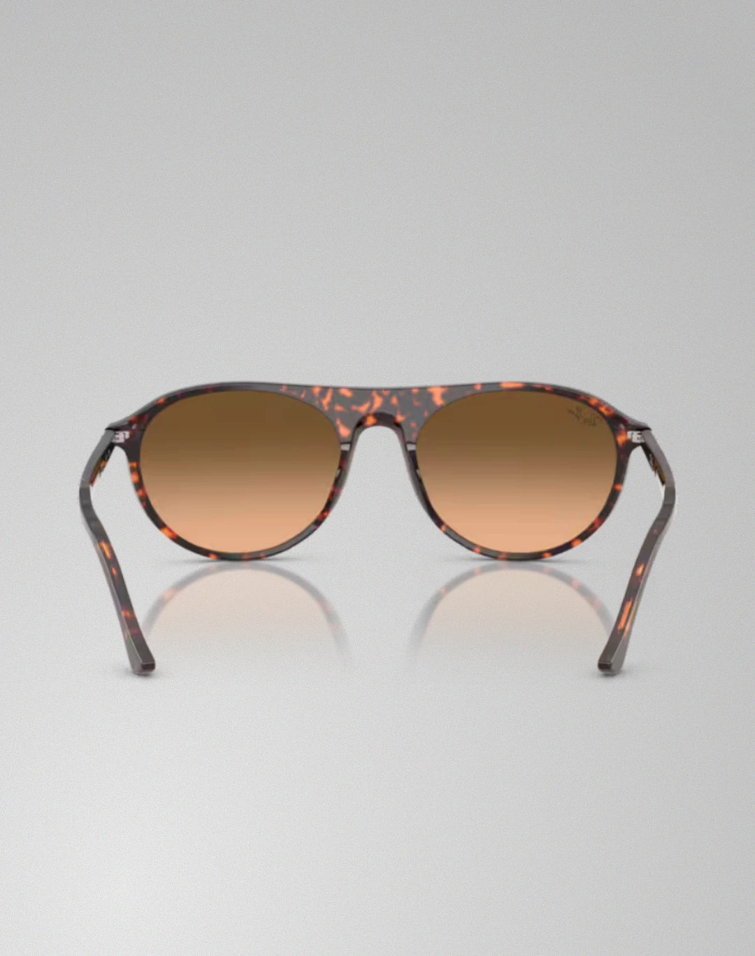 Ray-Ban 0RB2215-14293b – Lunettes de soleil carré havana écaille de tortue rouge