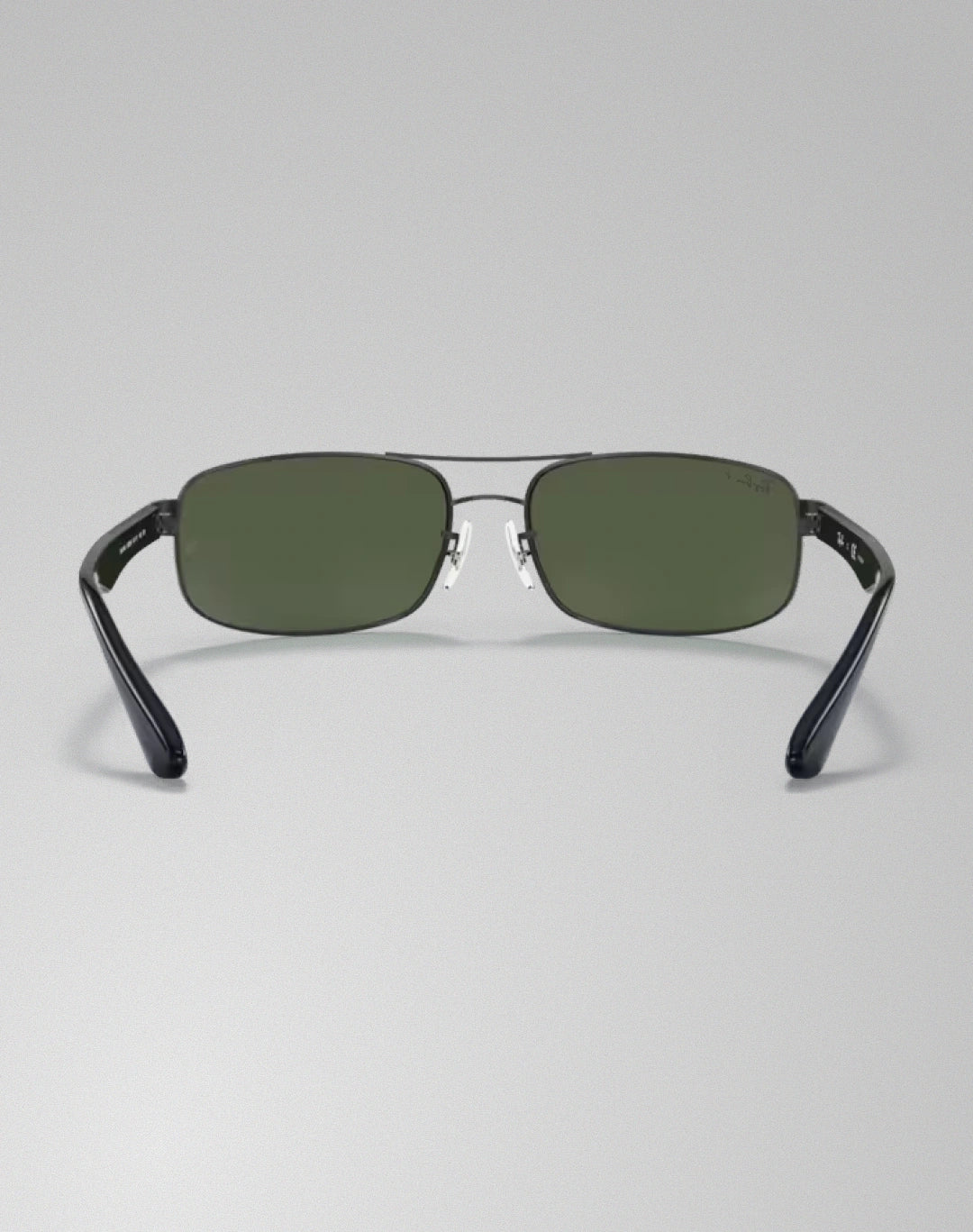 Ray-Ban 0RB3445-002-58 – Lunettes de soleil rectangulaire noire