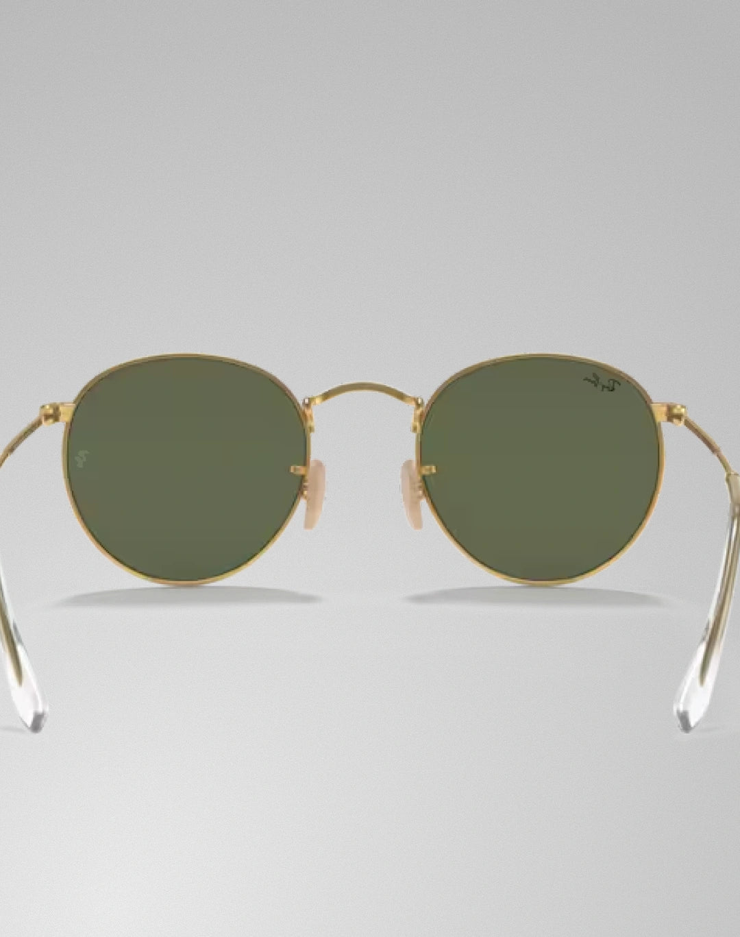 Ray-Ban 0RB3447N-001 – Lunettes de soleil ronde doré arista
