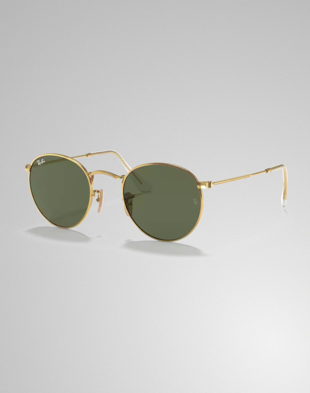 Ray-Ban 0RB3447N-001 – Lunettes de soleil ronde doré arista