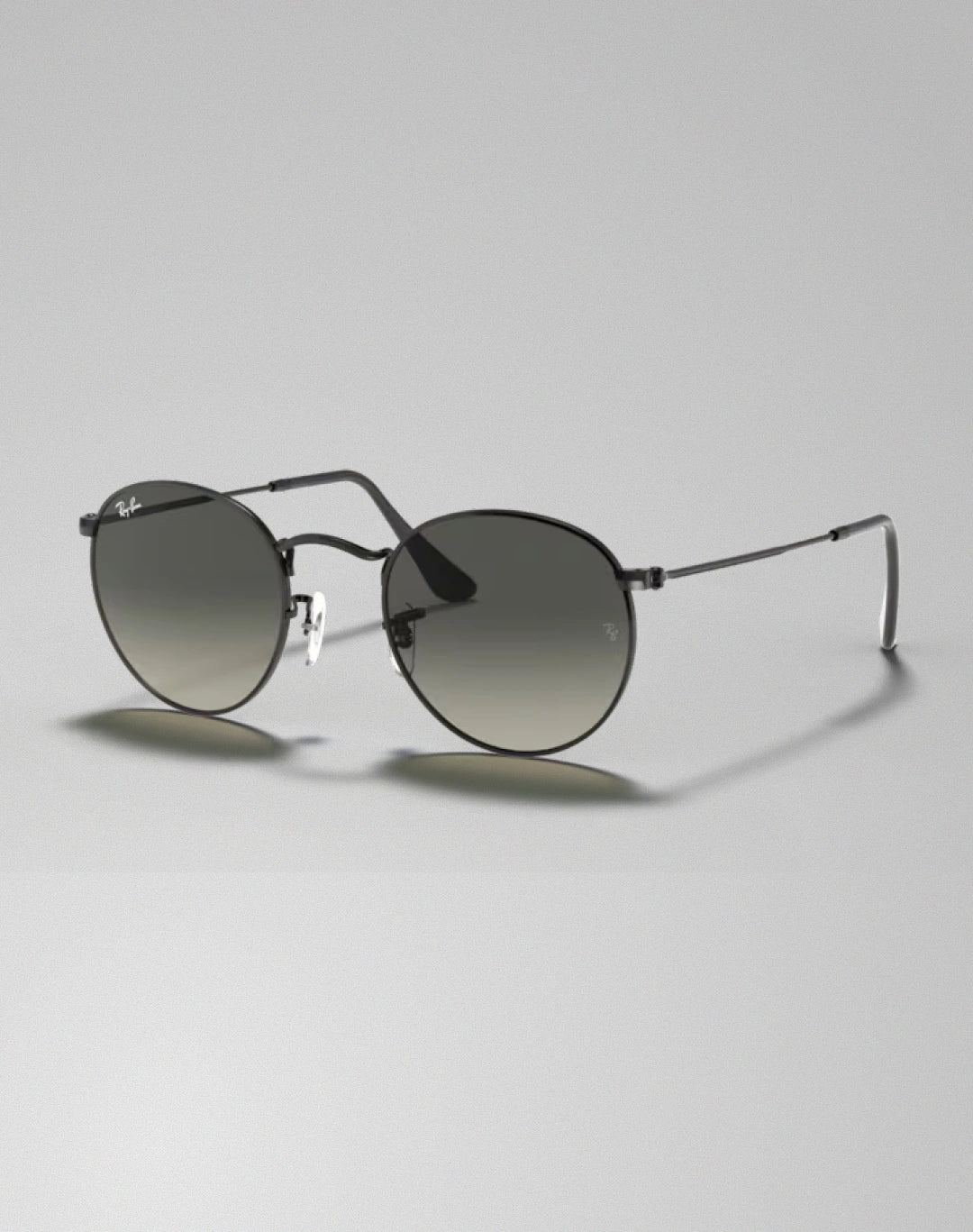 Ray-Ban 0RB3447N-00271 – Lunettes de soleil ronde noire