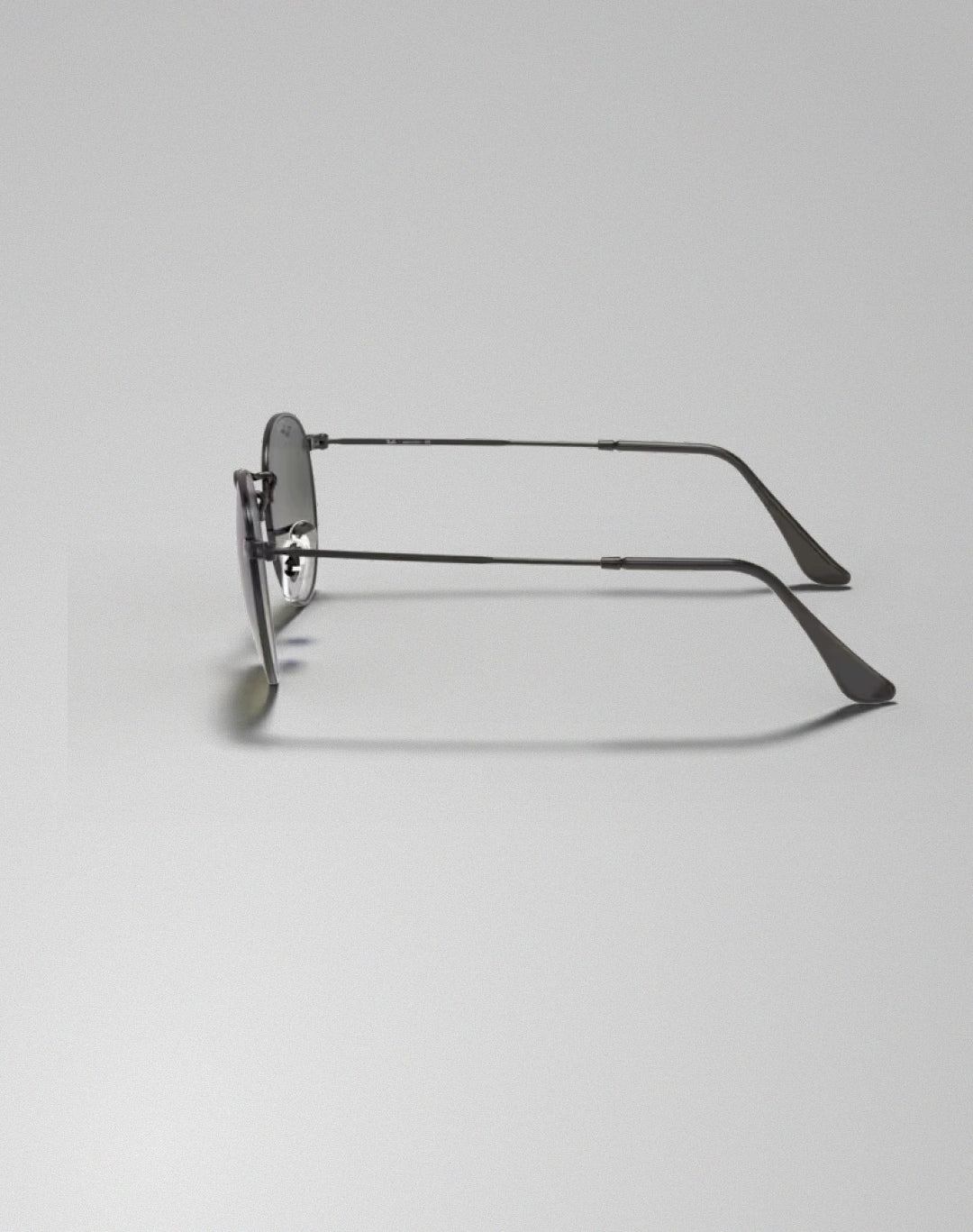 Ray-Ban 0RB3447N-00271 – Lunettes de soleil ronde noire