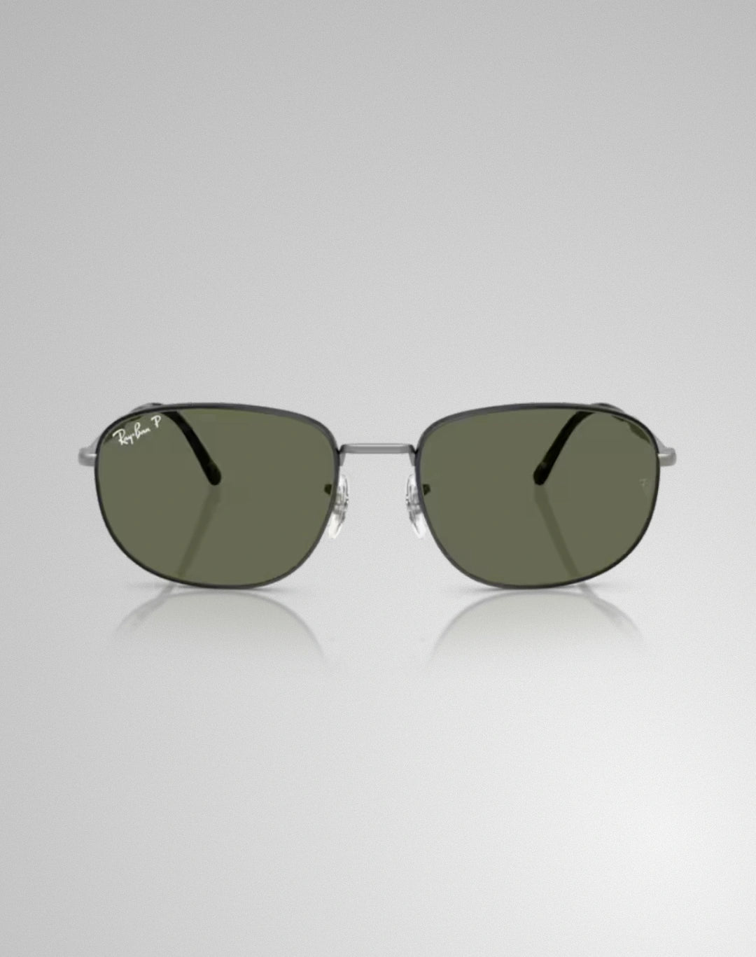 Ray-Ban 0RB3754-927458 – Lunettes de soleil pillow noir mat gunmetal mat