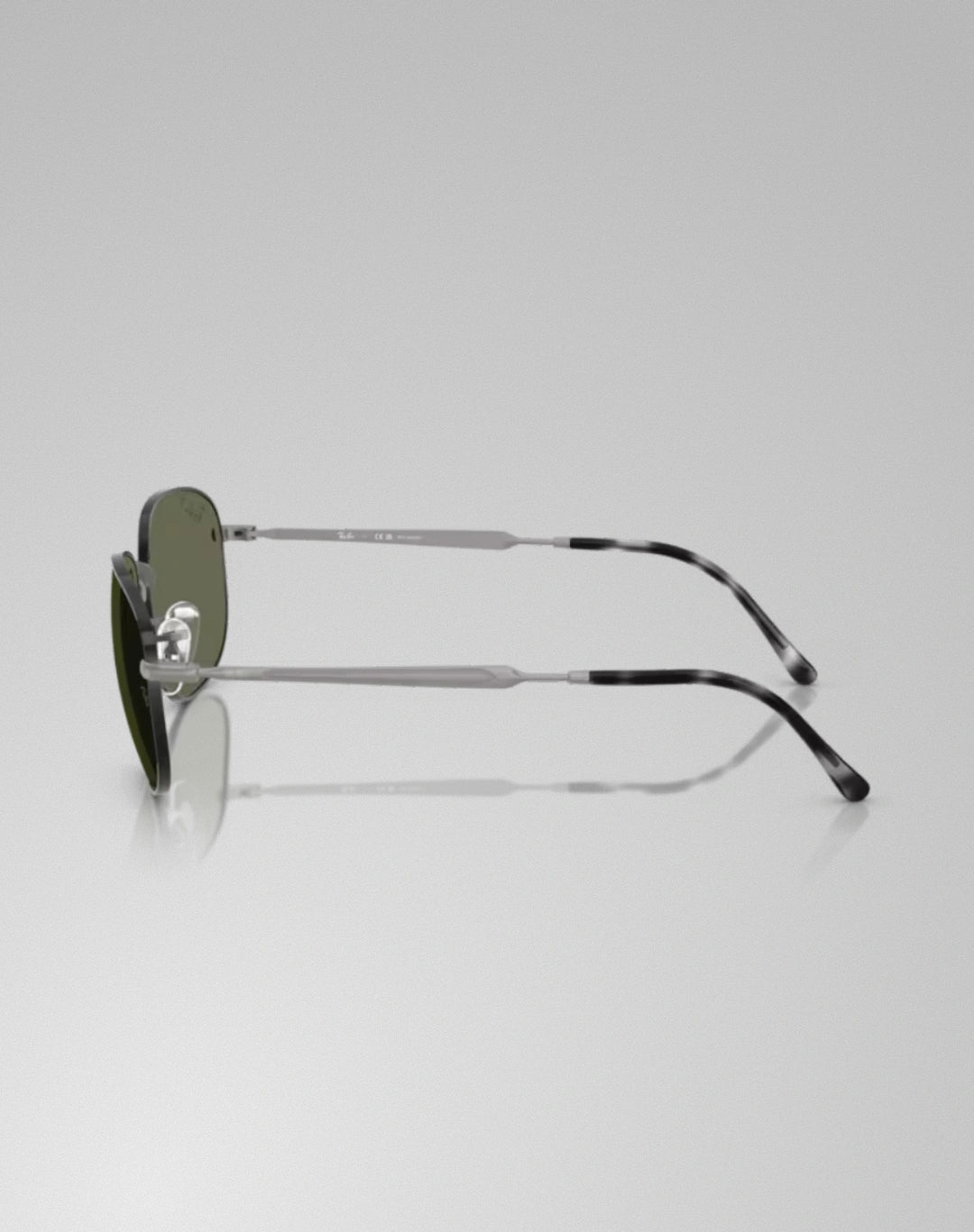 Ray-Ban 0RB3754-927458 – Lunettes de soleil pillow noir mat gunmetal mat