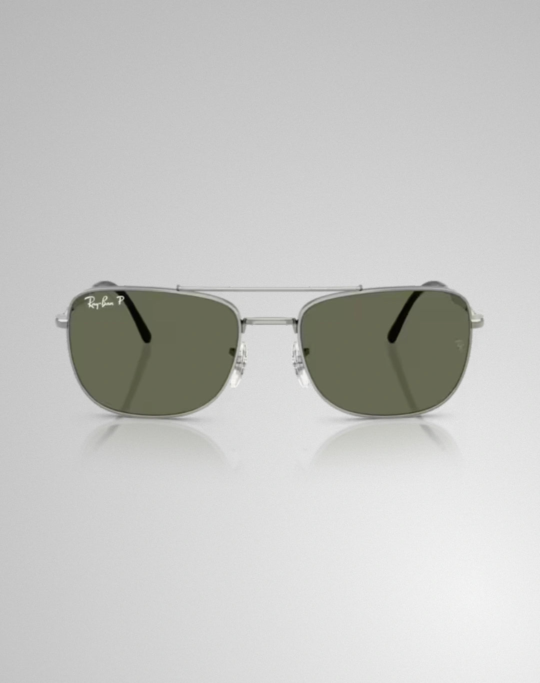 Ray-Ban 0RB3755-00458 – Lunettes de soleil rectangulaire gunmetal