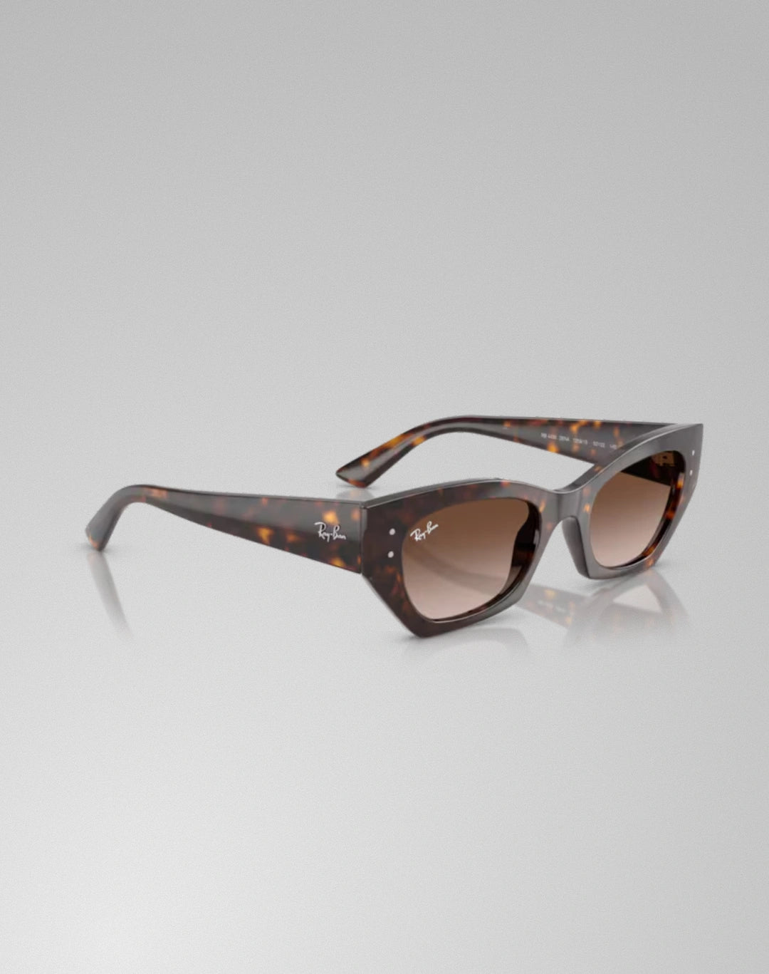 Ray-Ban 0RB4430-135913 – Lunettes de soleil irrégulier havana