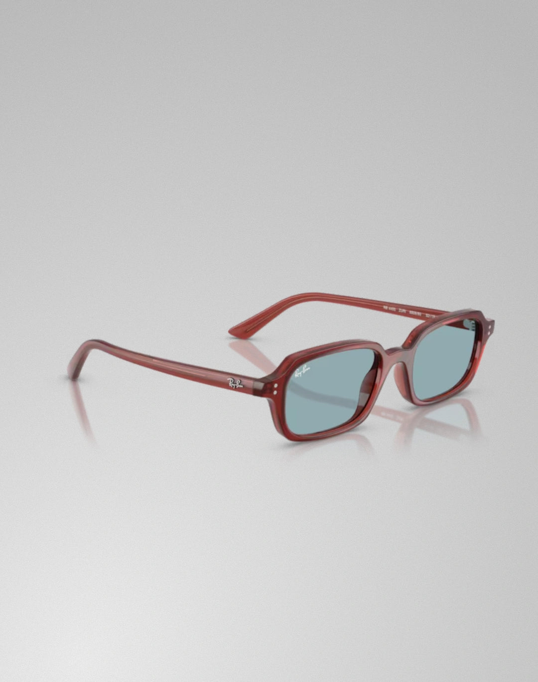 Ray-Ban 0RB4455-680980 – Lunettes de soleil pillow marron rouille