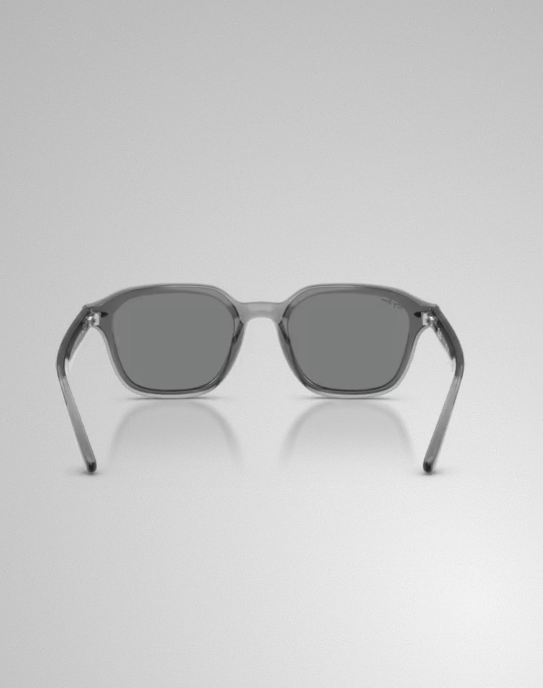 Ray-Ban 0RB4458D-645087 – Lunettes de soleil carré transparent gris