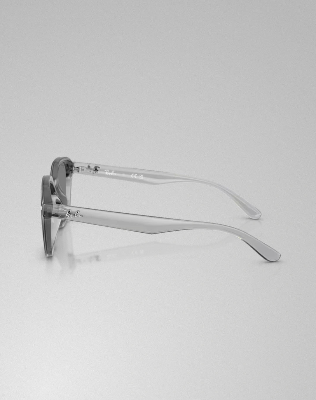 Ray-Ban 0RB4458D-645087 – Lunettes de soleil carré transparent gris