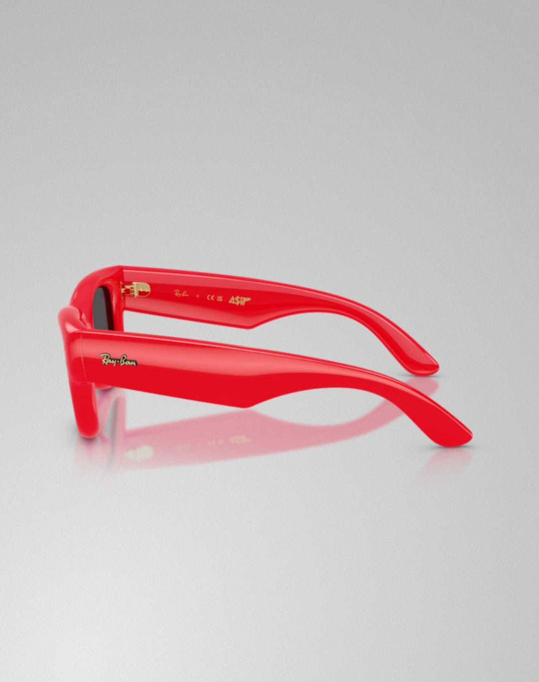 Ray-Ban 0RB4940-683187 – Lunettes de soleil carré rouge
