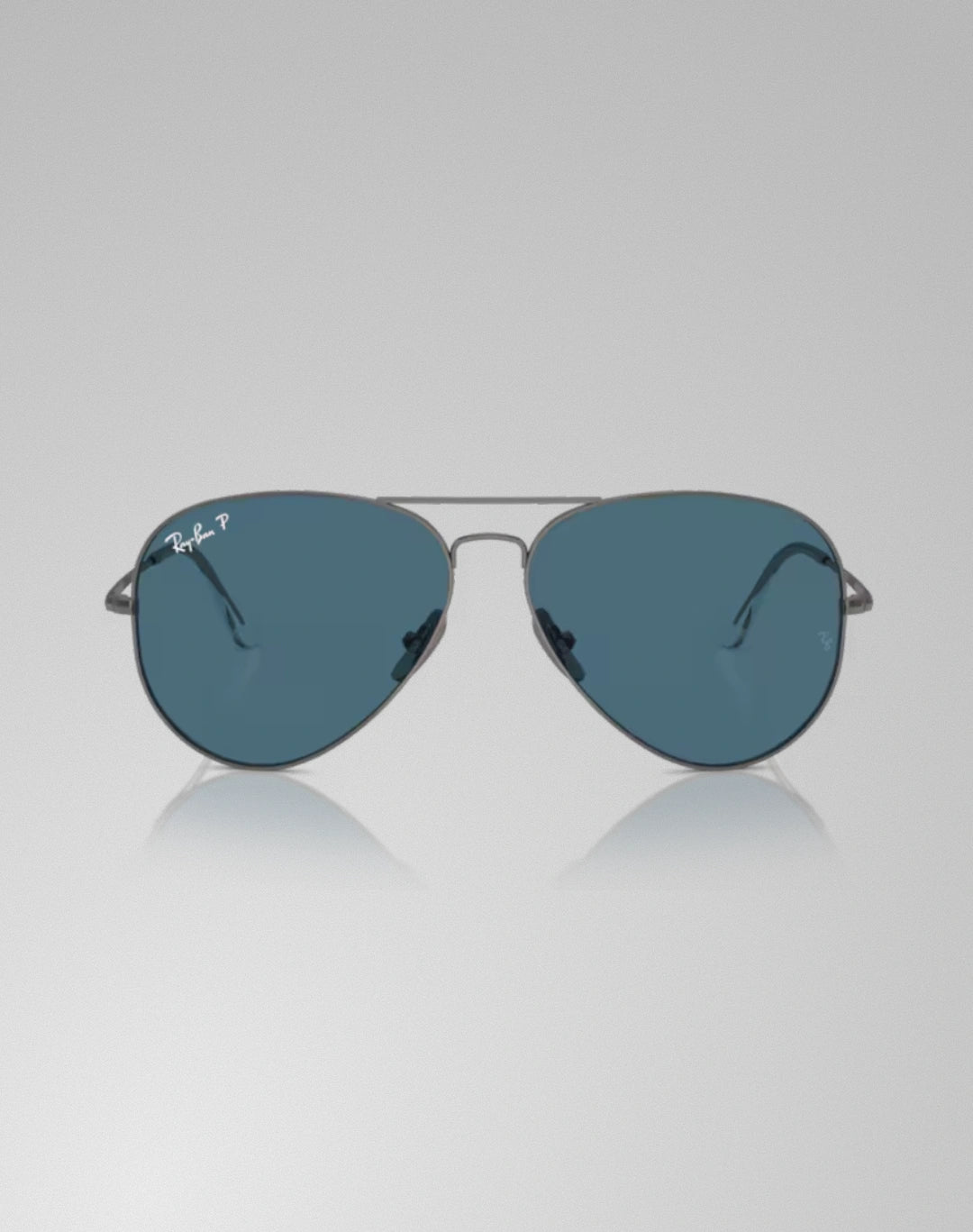 Ray-Ban 0RB8089-165S2 – Lunettes de soleil pilote gunmetal