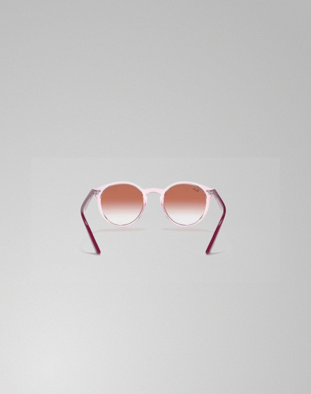 Ray-Ban 0RJ9064S-7052V0 – Lunettes de soleil pantos rose transparent