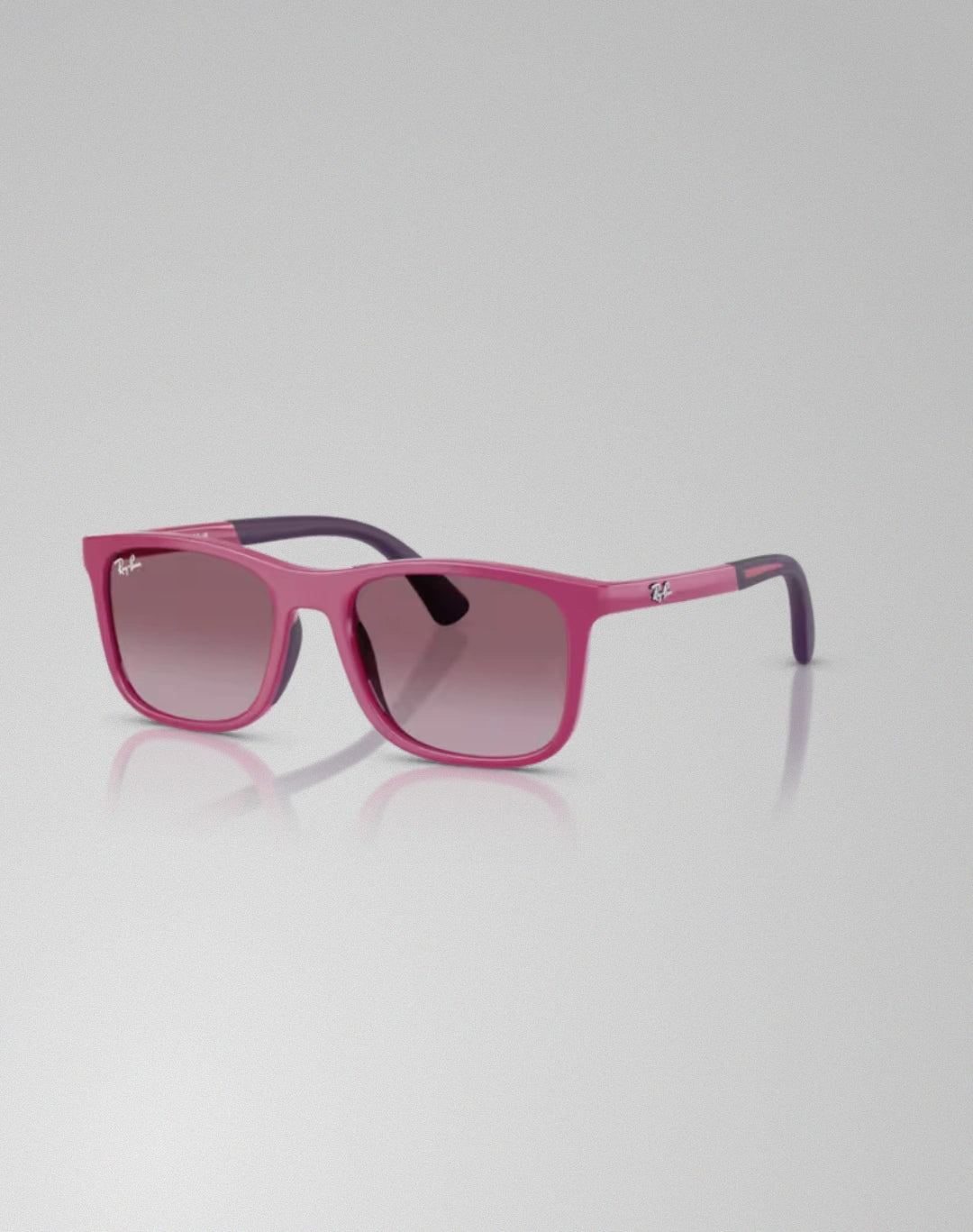 Ray-Ban 0RJ9084S-71498H – lunettes de soleil carrées fuchsia et violettes