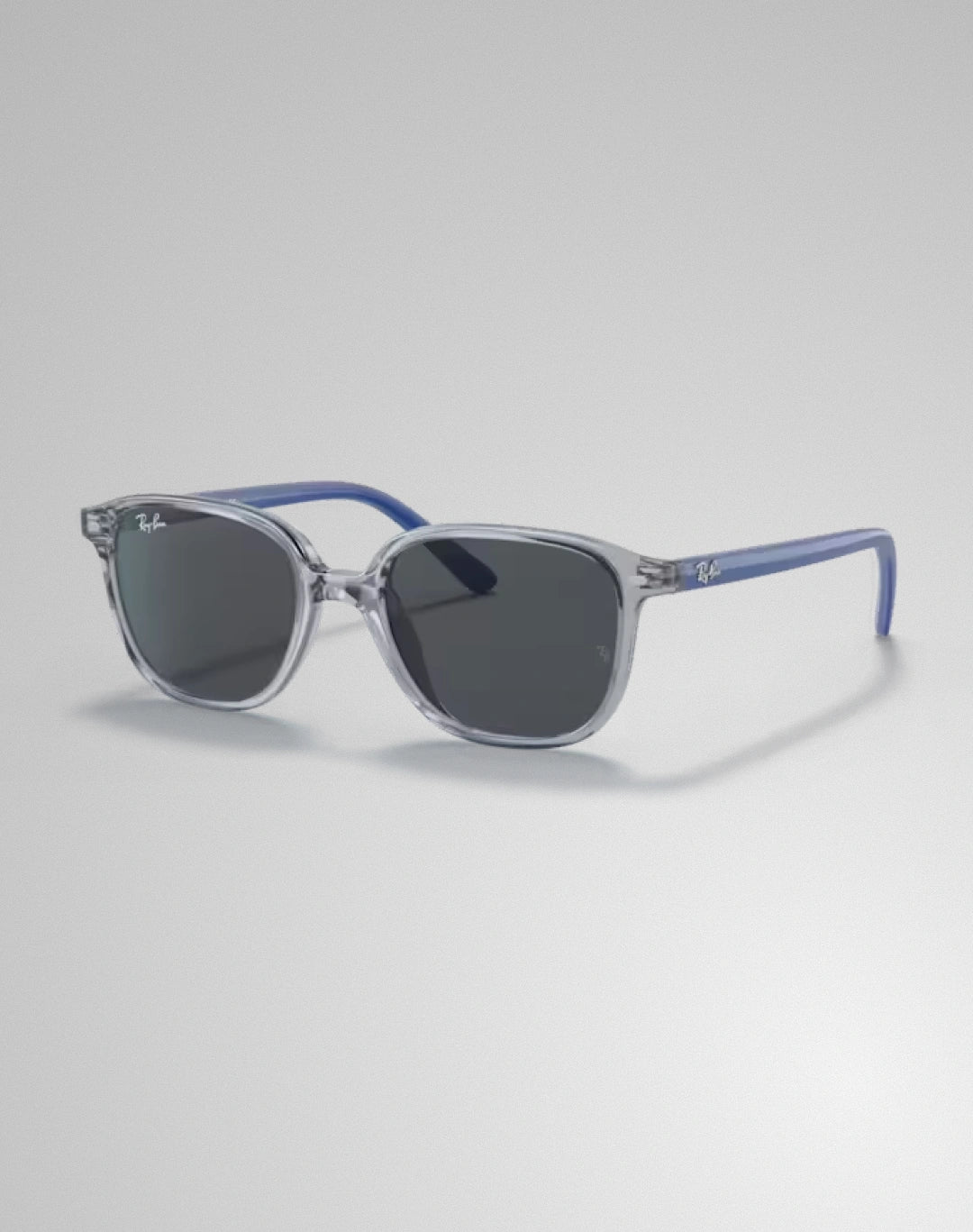 Ray-Ban 0RJ9093S-711087 – Lunettes de soleil carré transparent bleu