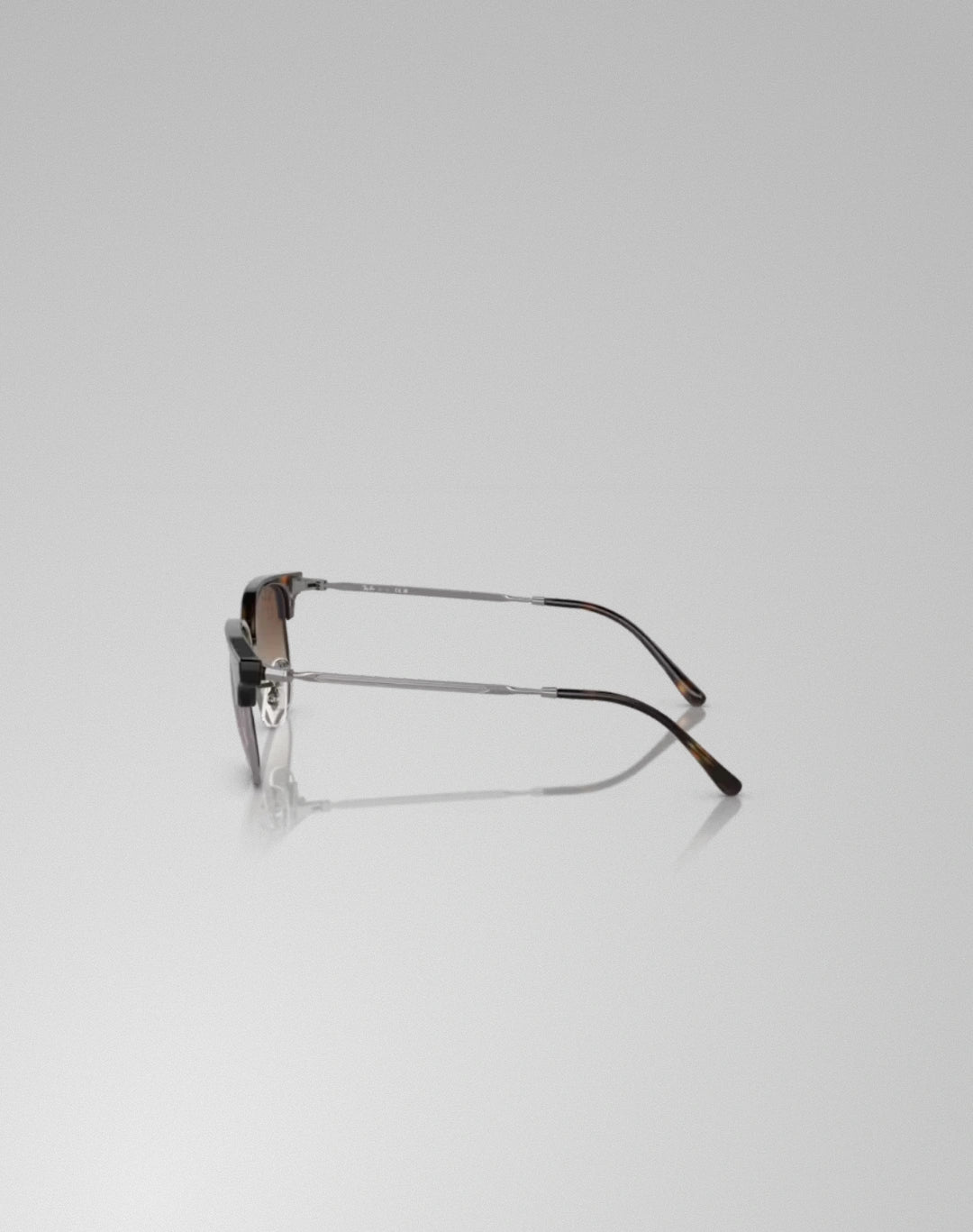 Ray-Ban 0RJ9116S-15213 – Lunettes de soleil irrégulier haut havana sur gunmetal