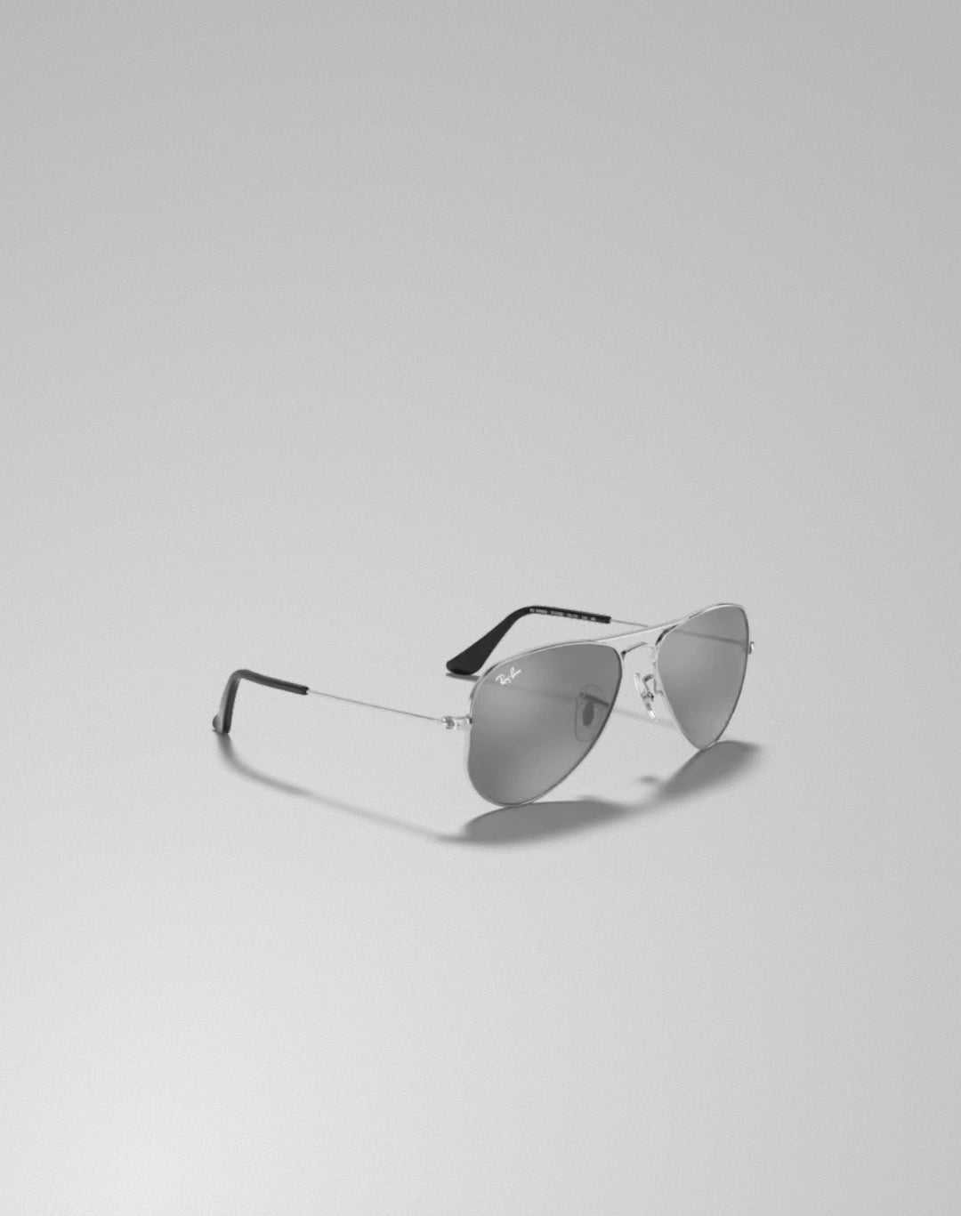 Ray-Ban 0RJ9506S-2126G – Lunettes de soleil pilote argent