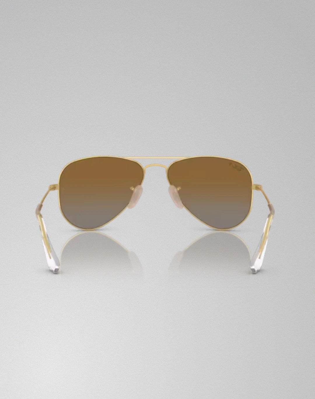 Ray-Ban 0RJ9506S-223T5 – Lunettes de soleil pilote doré arista