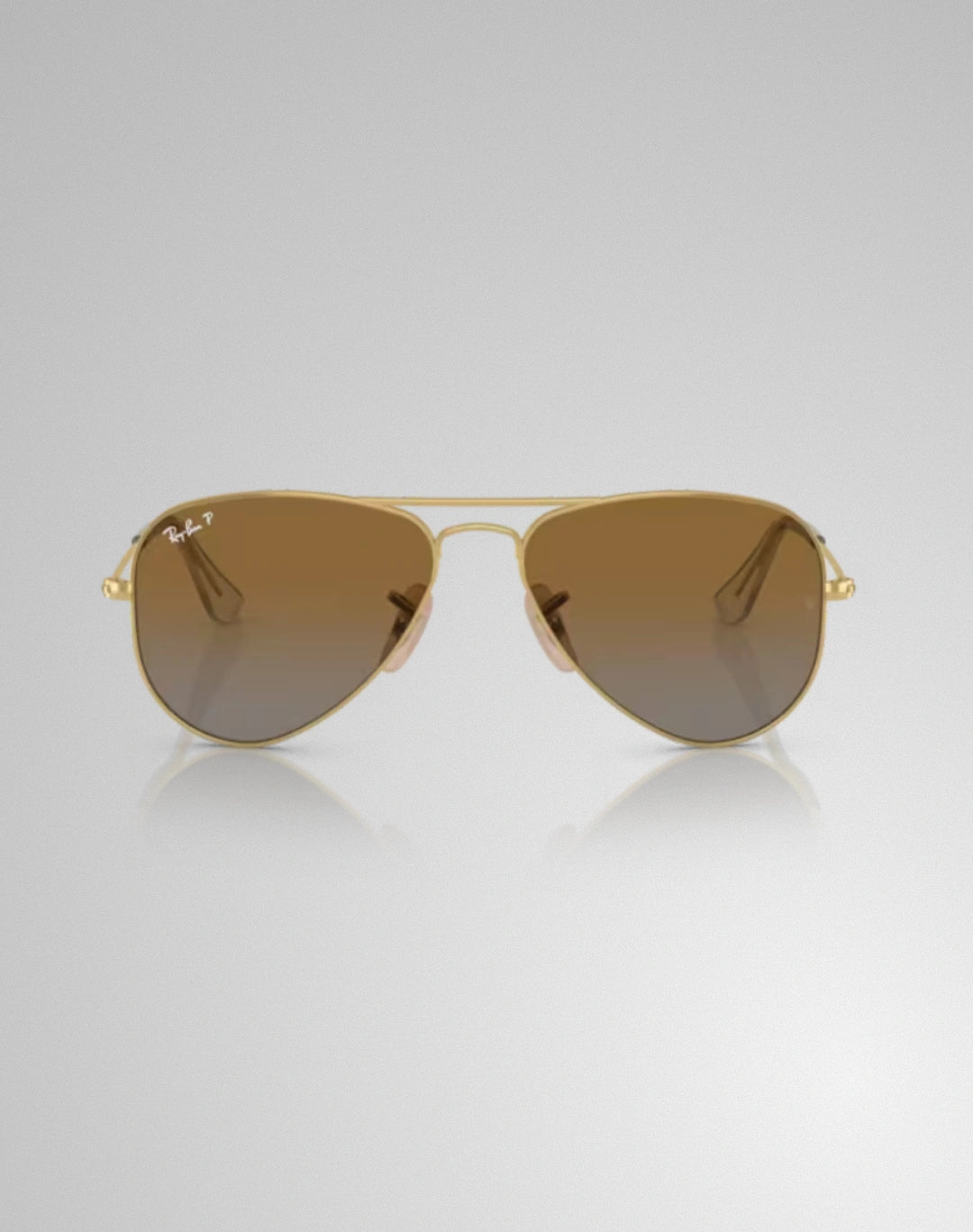 Ray-Ban 0RJ9506S-223T5 – Lunettes de soleil pilote doré arista