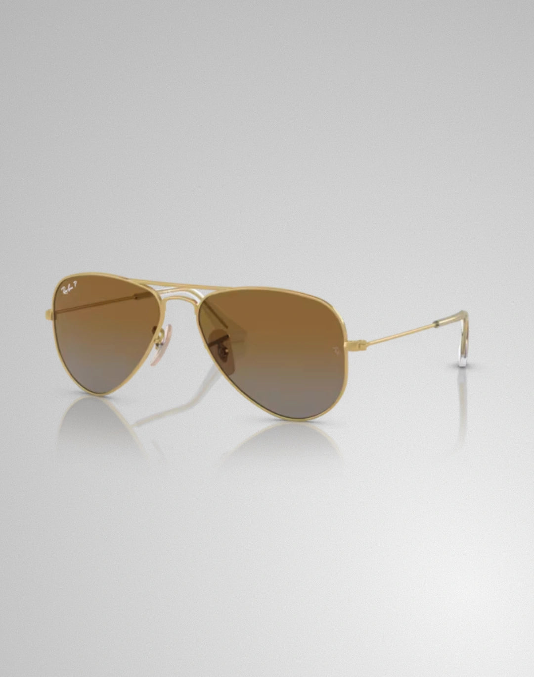 Ray-Ban 0RJ9506S-223T5 – Lunettes de soleil pilote doré arista