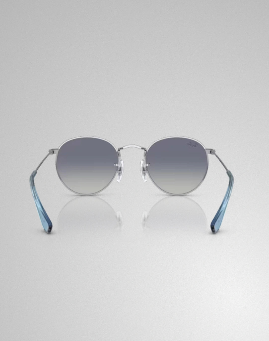 Ray-Ban 0RJ9547S 2124I – Lunettes de soleil rond argent