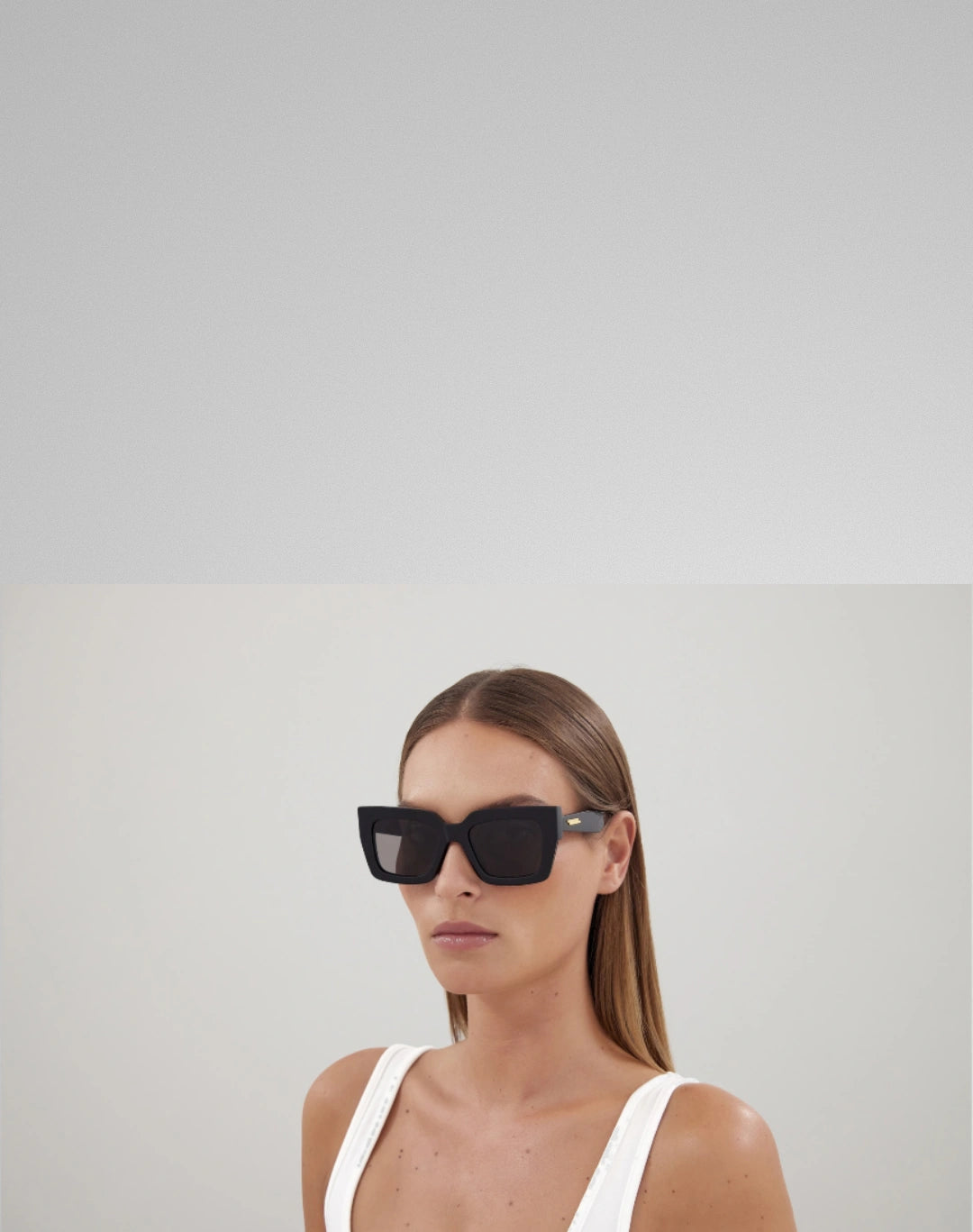 Bottega Veneta BV1212S-001 – Lunettes de soleil carrée noir (M)