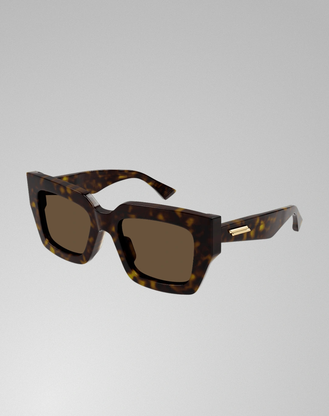 Bottega Veneta BV1212S-002 – Lunettes de soleil carrée havana (M)