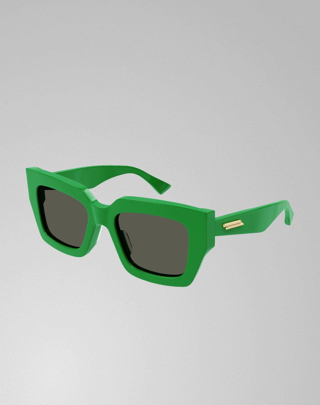 Bottega Veneta BV1212S-003 – Lunettes de soleil carrée vert (M)