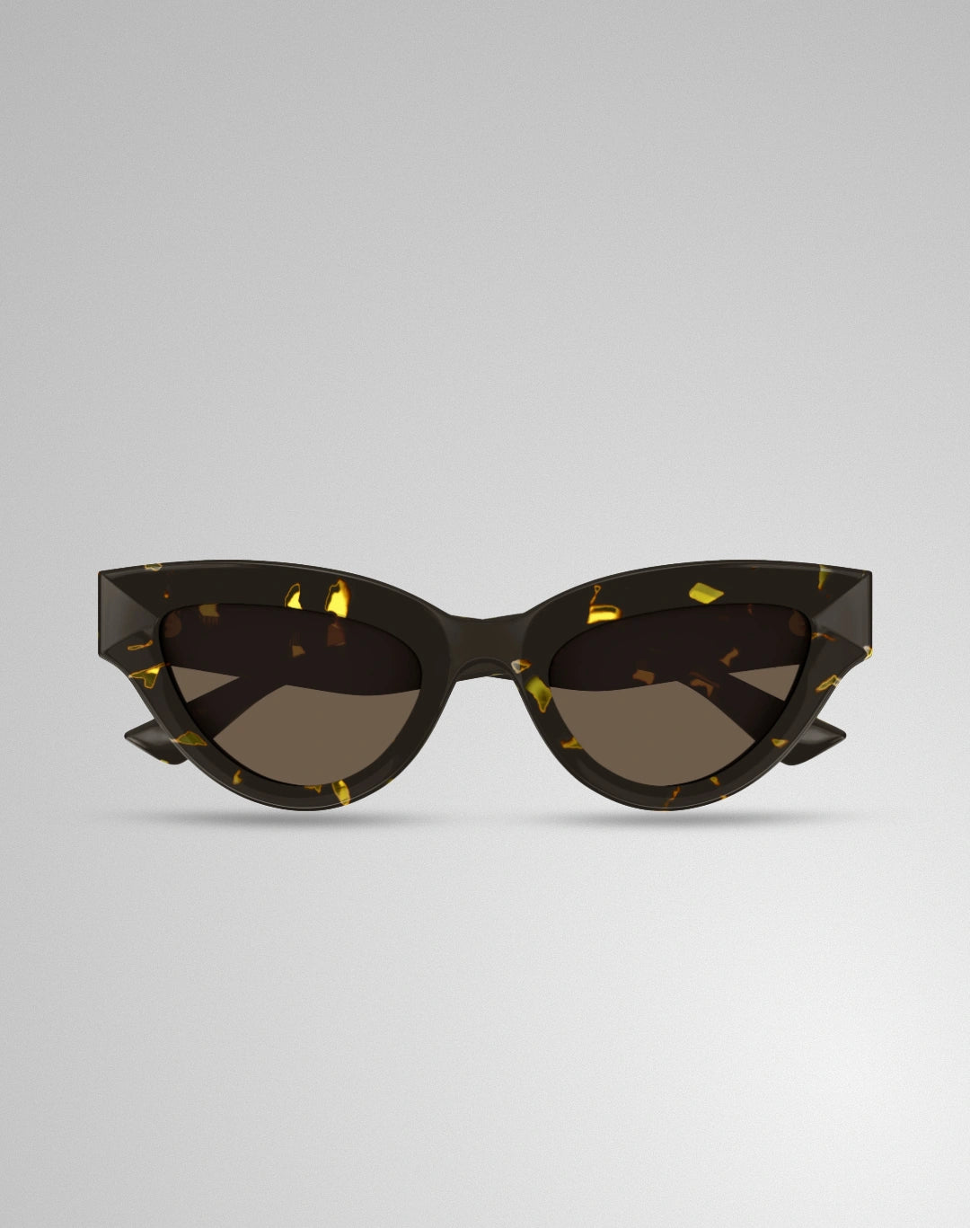 Bottega Veneta BV1249S-002 – Lunettes de soleil œil-de-chat havana (L)