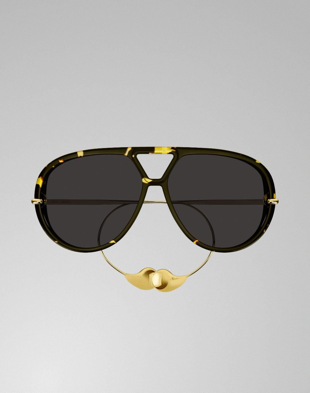 Bottega Veneta BV1273S-005 – Lunettes de soleil aviateur havane (XL)