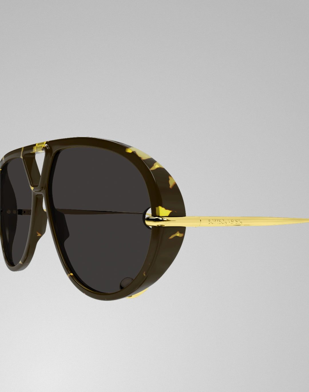 Bottega Veneta BV1273S-005 – Lunettes de soleil aviateur havane (XL)