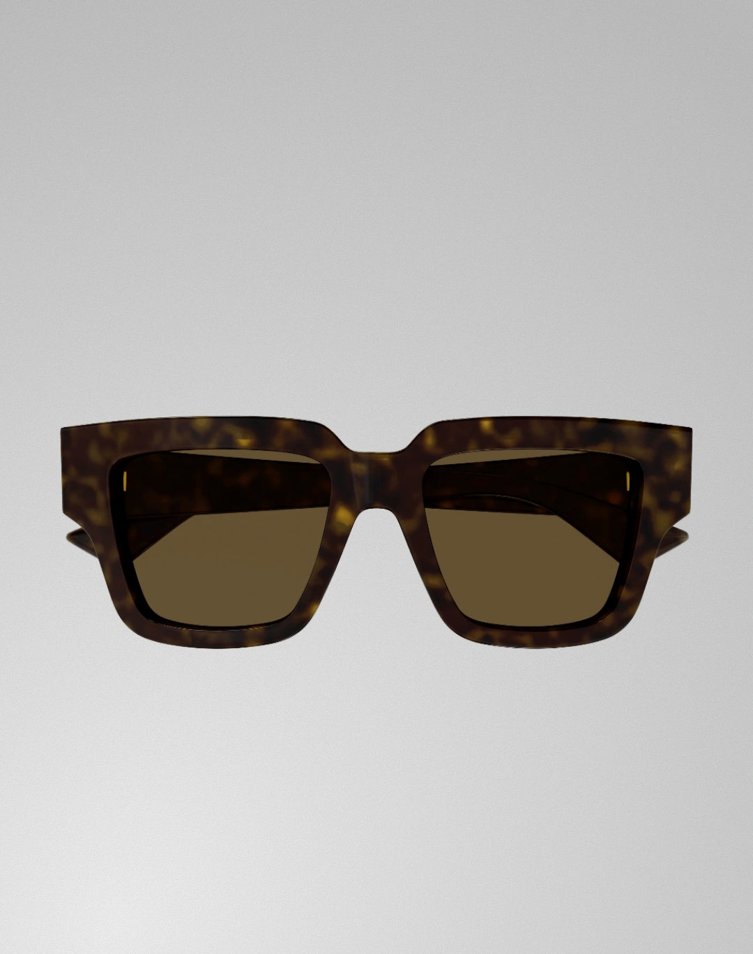 Bottega Veneta BV1276S-002 – Lunettes de soleil rectangulaire Havana (M)