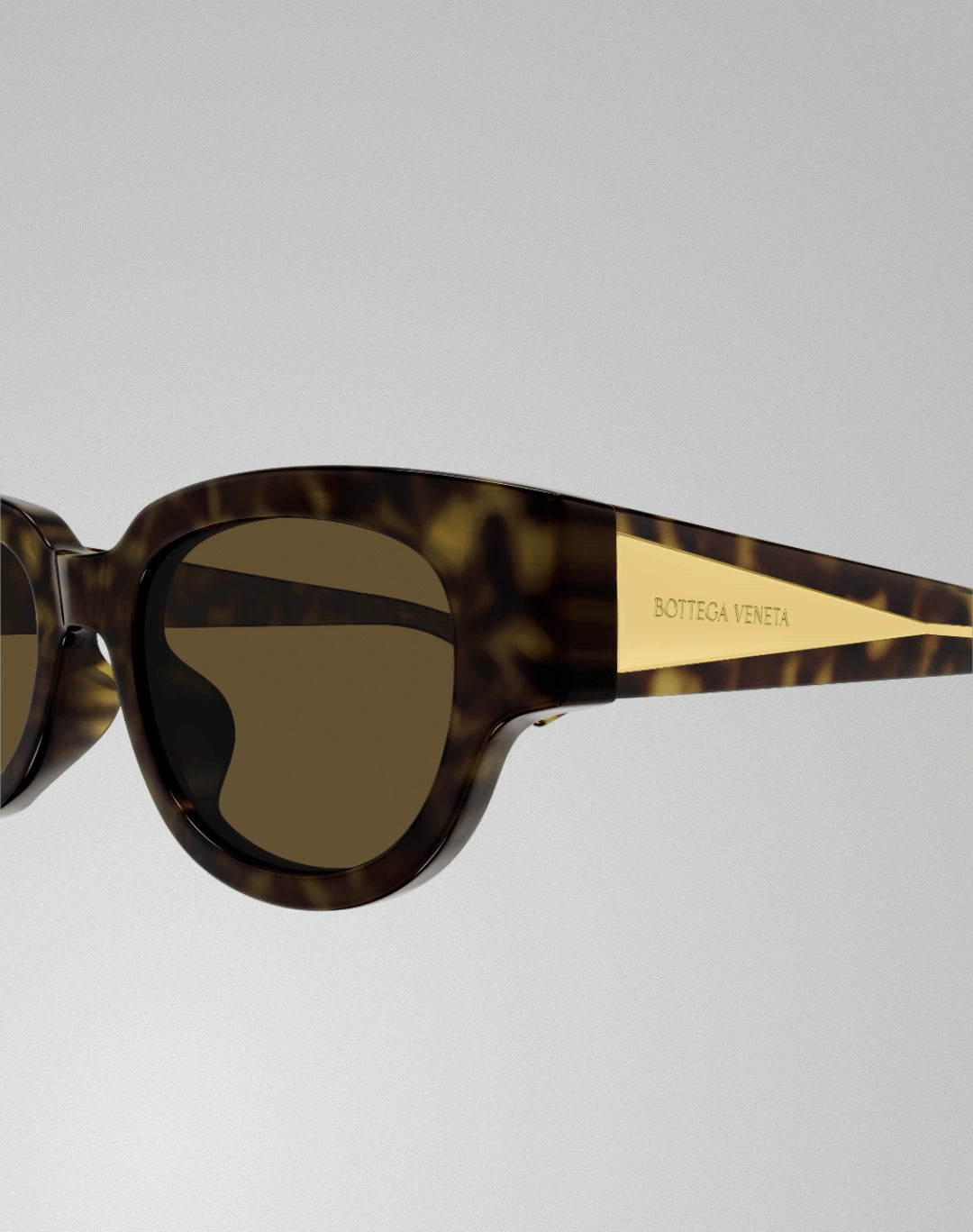 Bottega Veneta BV1278SA-002 – Lunettes de soleil œil-de-chat Havana (M)