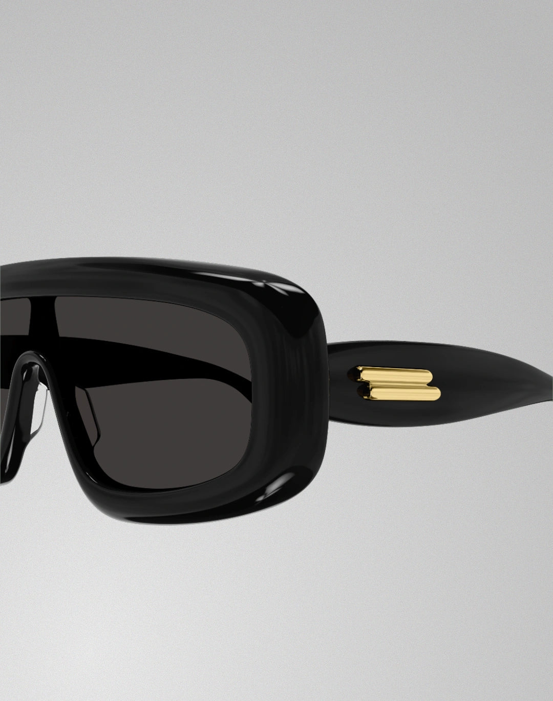 Bottega Veneta BV1281S-001 – Lunettes de soleil masque noir (M)