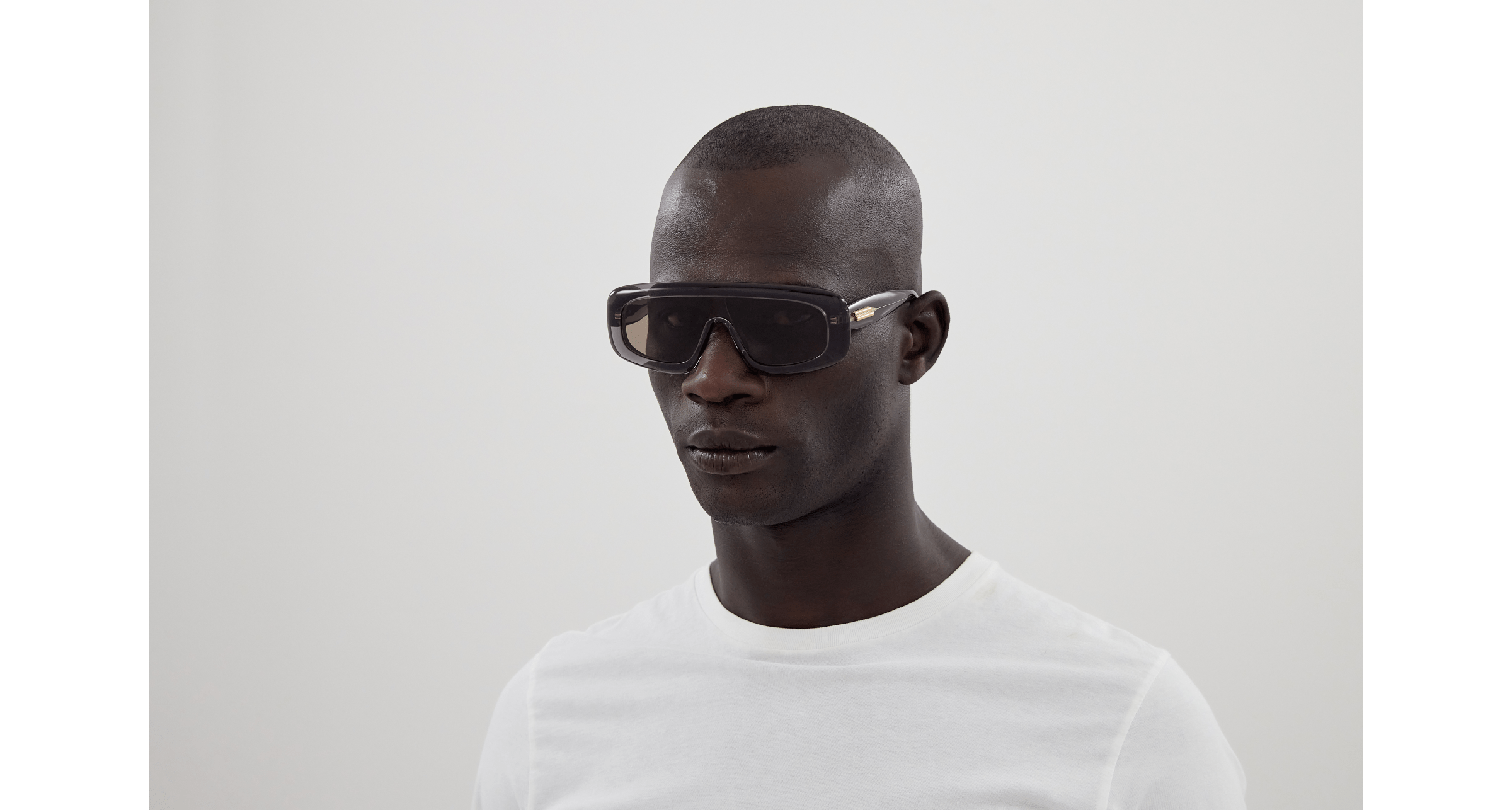 Bottega Veneta BV1281S-003 – Lunettes de soleil masque gris (M)