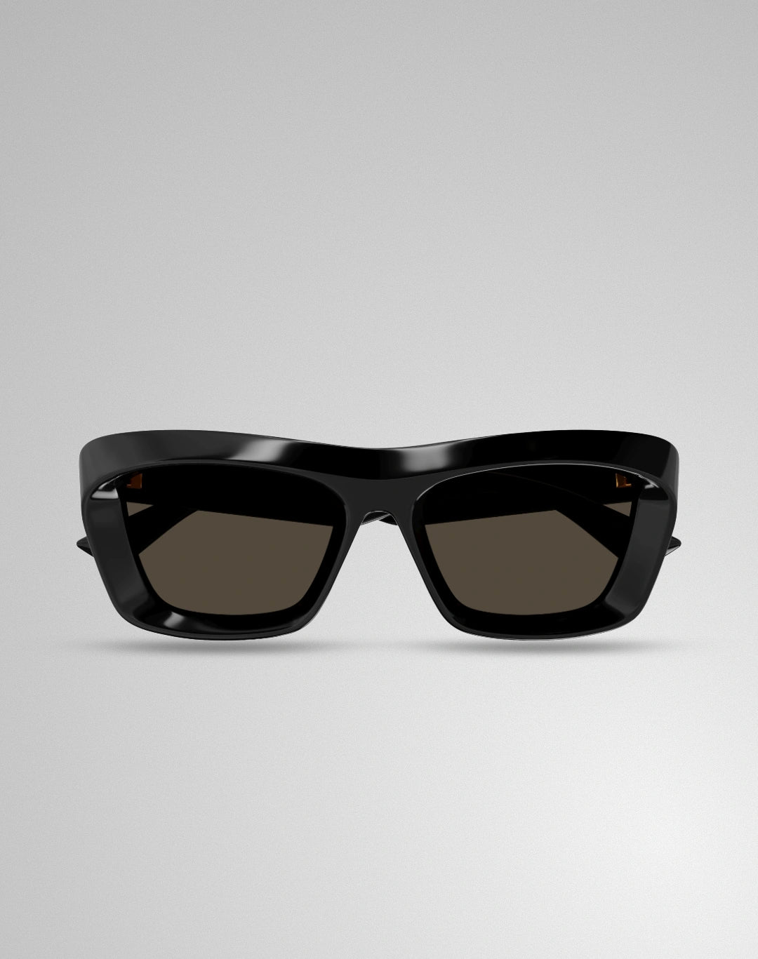 Bottega Veneta BV1283S-001 – Lunettes de soleil rectangulaire noir (M)