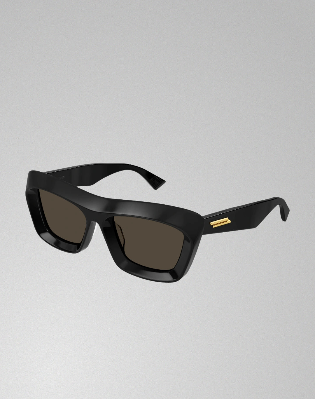 Bottega Veneta BV1283S-001 – Lunettes de soleil rectangulaire noir (M)