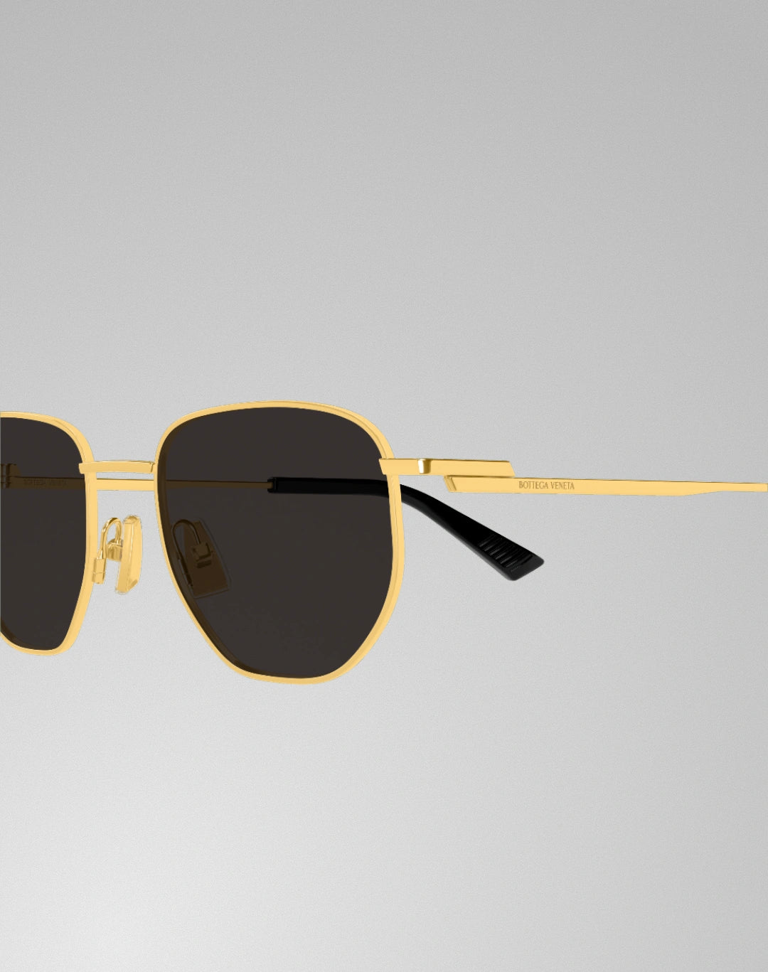 Bottega Veneta BV1301S-005 – Lunettes de soleil pantos or (M)