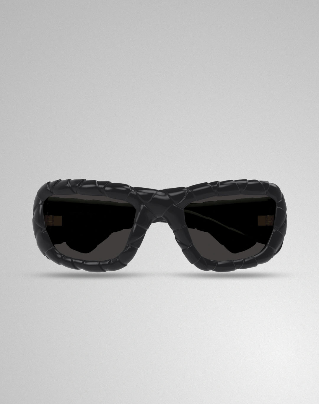 Bottega Veneta BV1303S-001 – Lunettes de soleil rectangulaire noir (M)