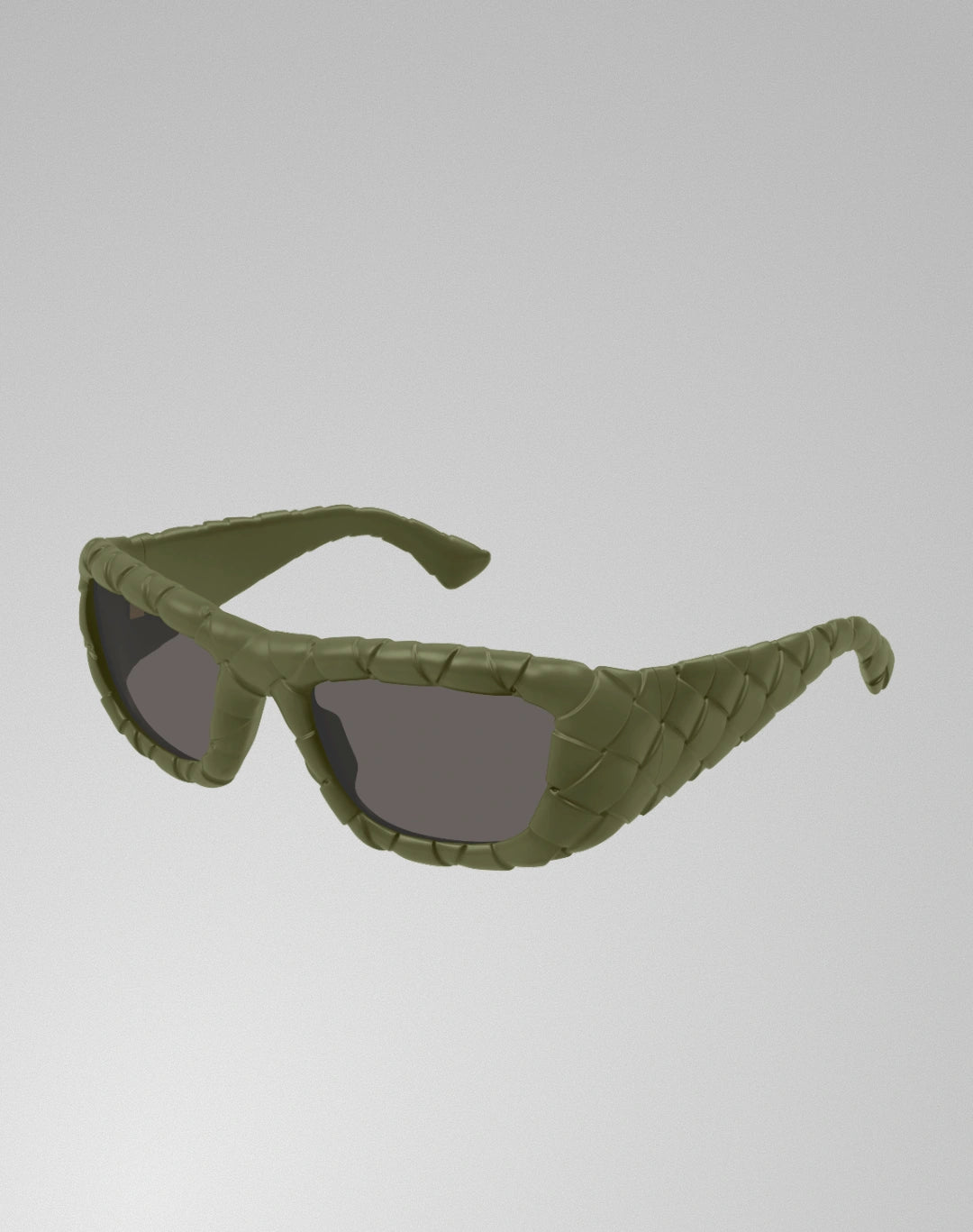Bottega Veneta BV1303S-002 – Lunettes de soleil rectangulaire vert (M)