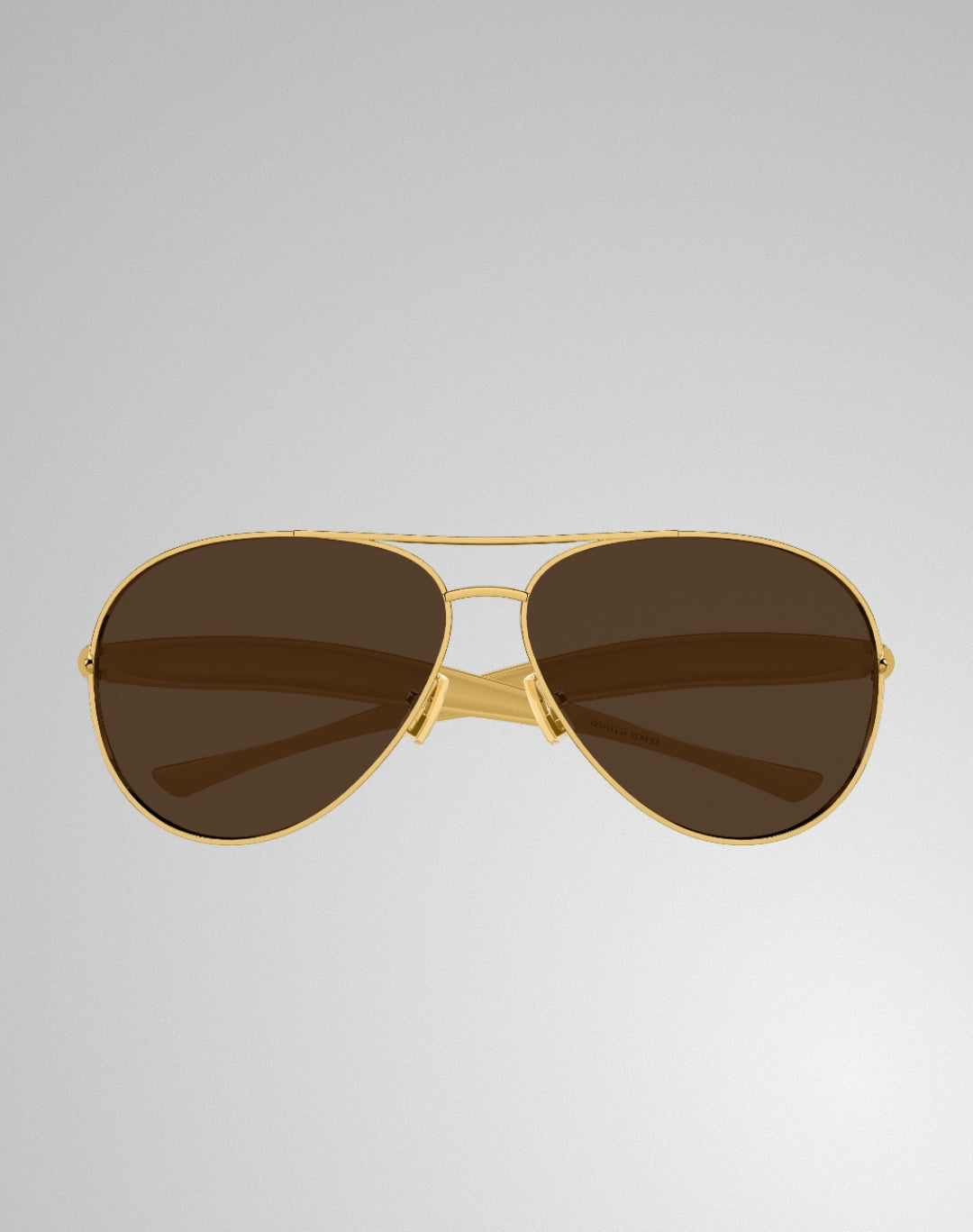 Bottega Veneta BV1305S-007 – Lunettes de soleil pilote or (XL)