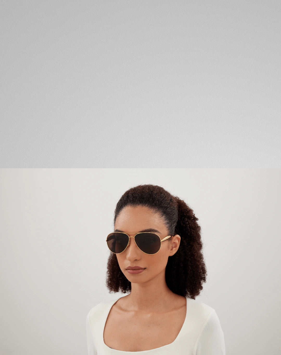 Bottega Veneta BV1305S-007 – Lunettes de soleil pilote or (XL)