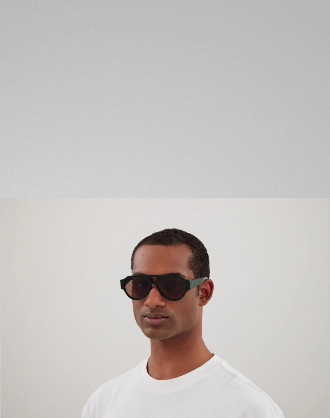 Bottega Veneta BV1318S-003 – Lunettes de soleil pilote vert (M)