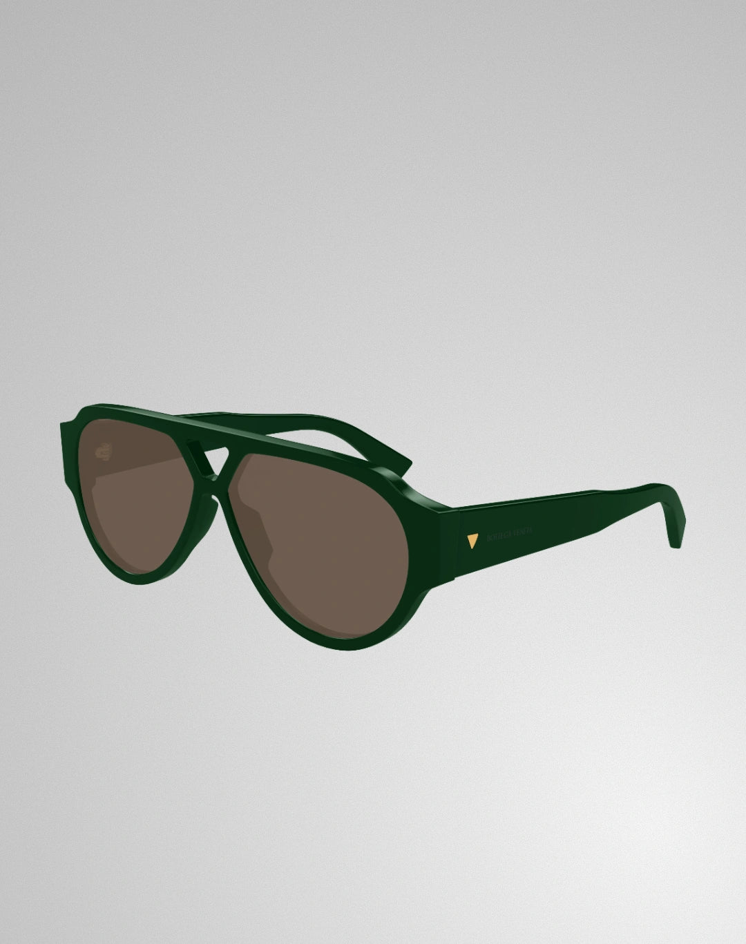 Bottega Veneta BV1318S-003 – Lunettes de soleil pilote vert (M)
