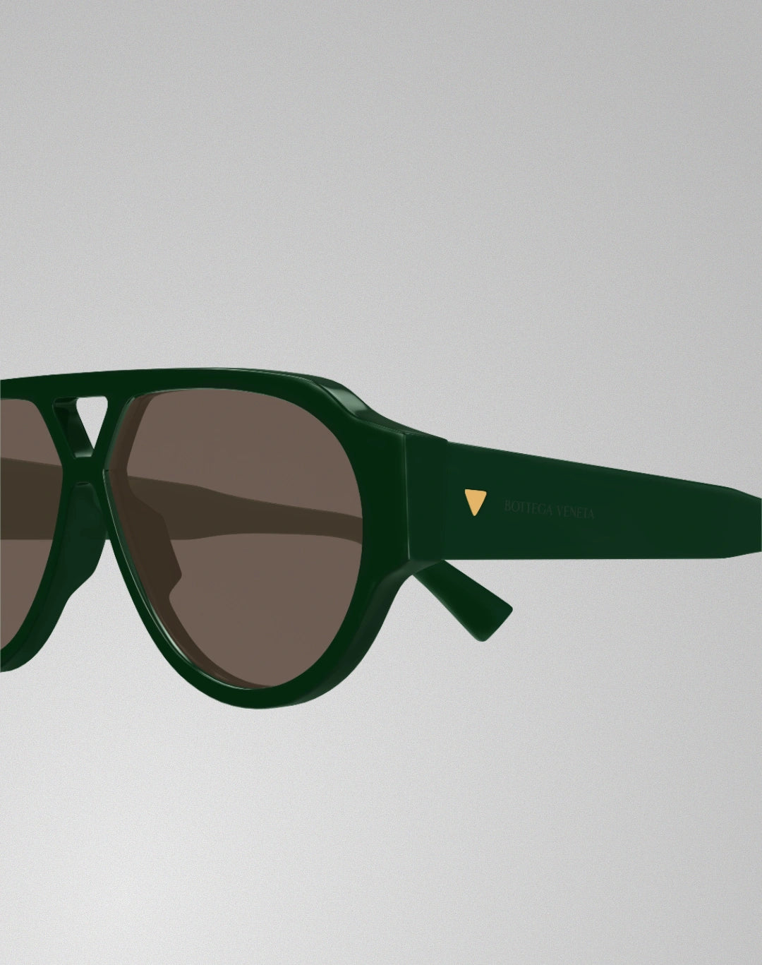 Bottega Veneta BV1318S-003 – Lunettes de soleil pilote vert (M)