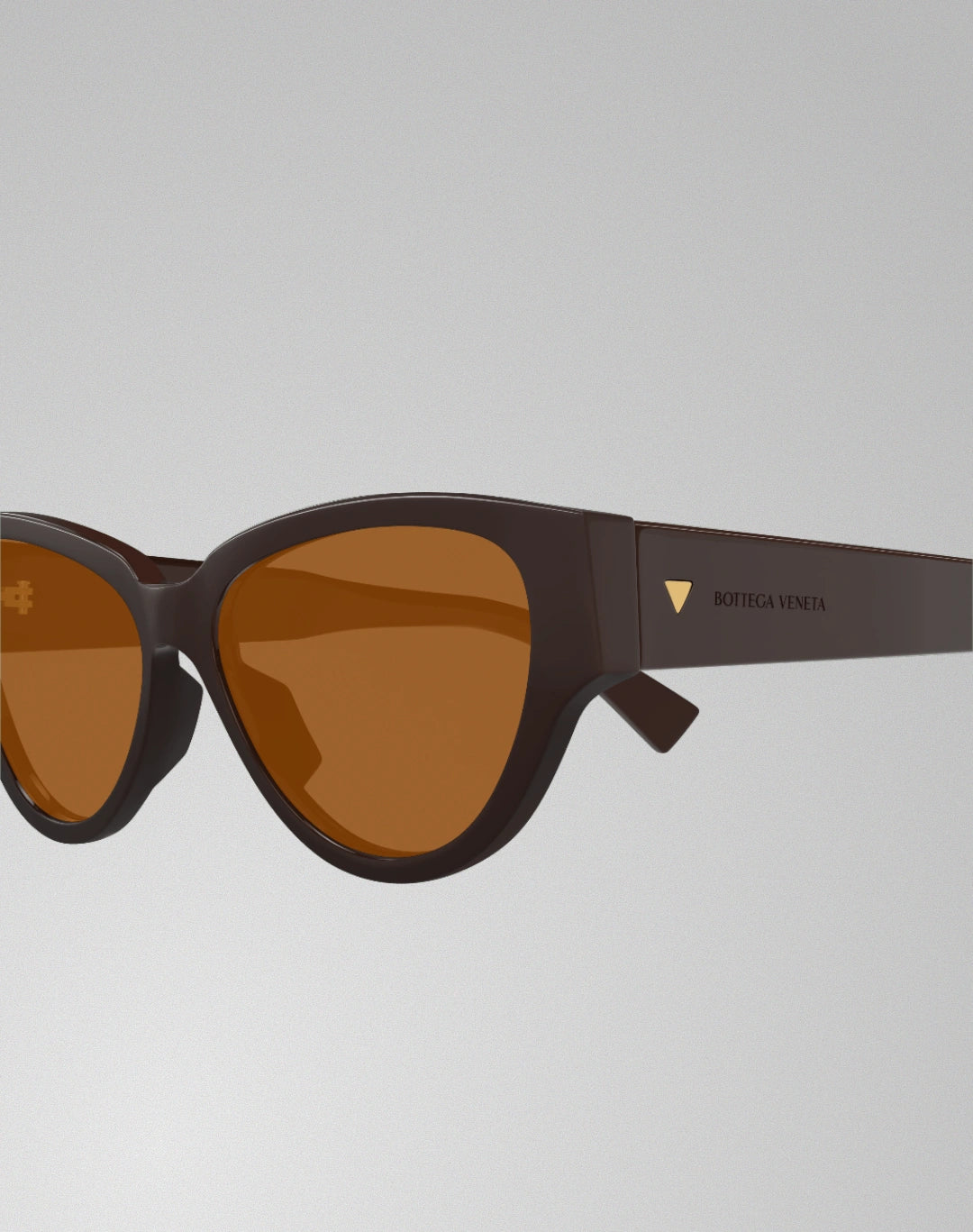 Bottega Veneta BV1319S-003 – Lunettes de soleil œil de chat brun (M)