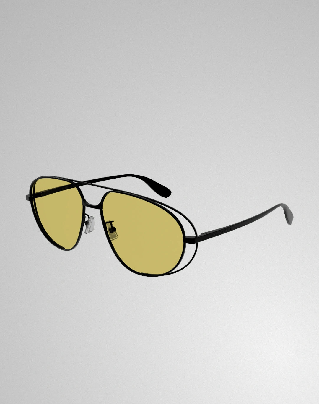 Bottega Veneta BV1344S-002 – Lunettes de soleil aviateur noir (XL)